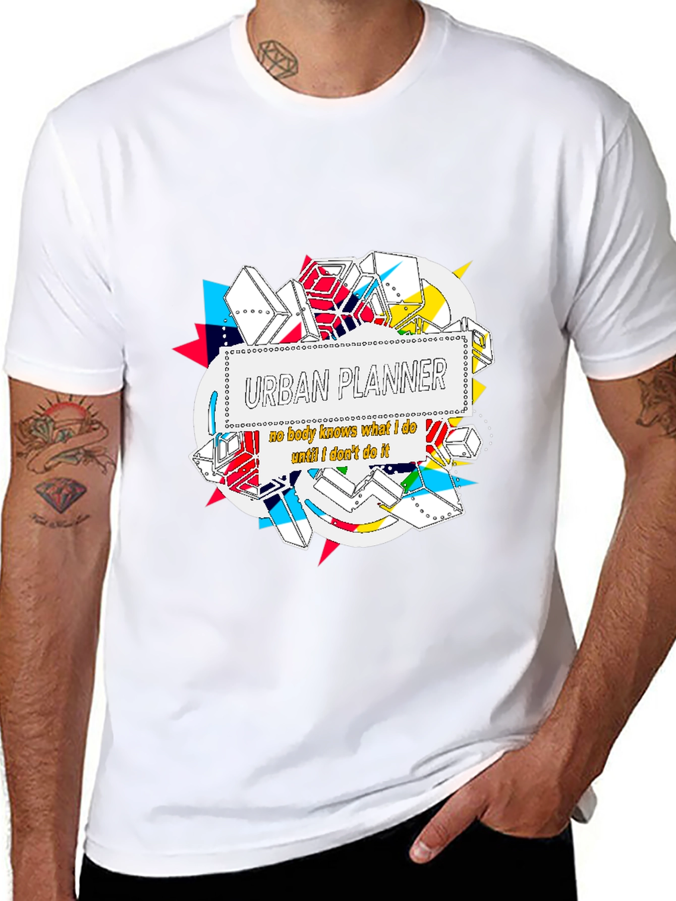 Urban Planner Graphic T-Shirt - Novelty Design