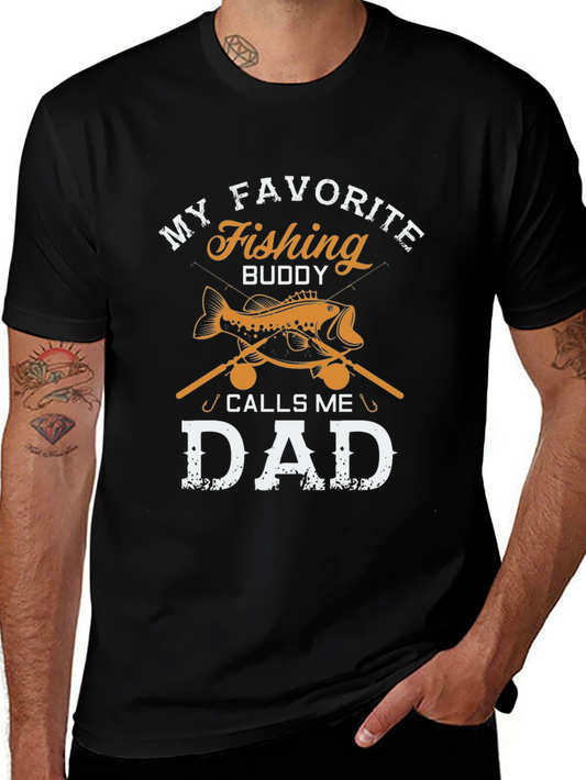 My Favorite Fishing Buddy Dad T-Shirt