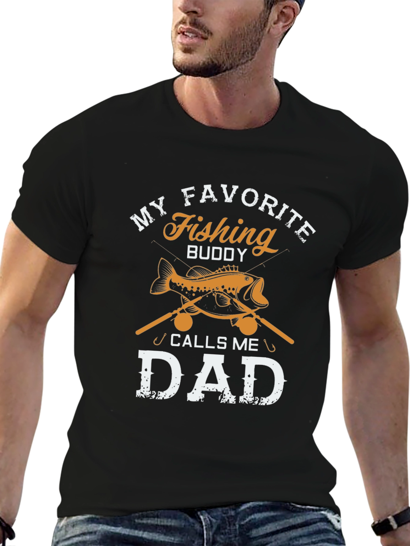My Favorite Fishing Buddy Dad T-Shirt