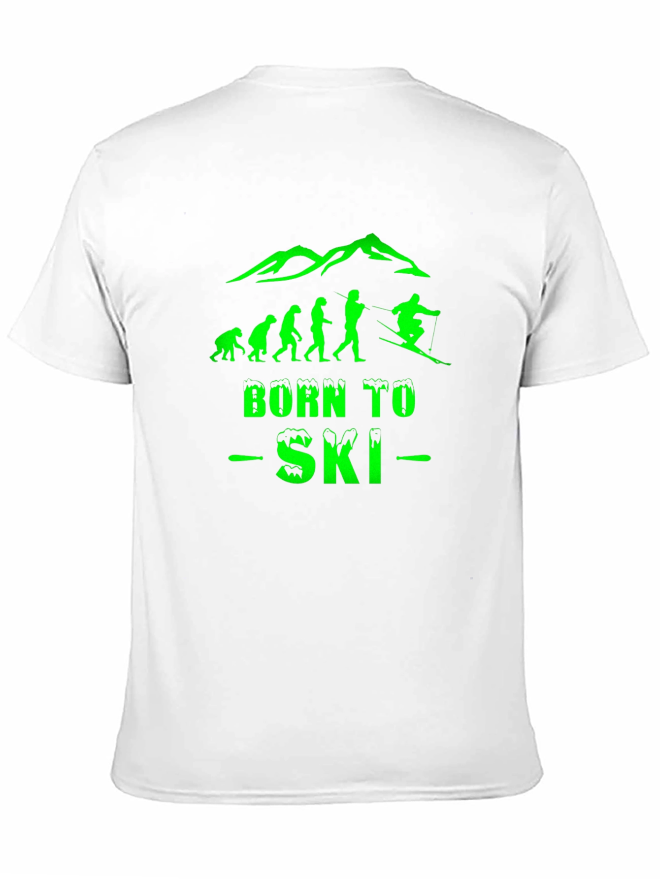 Born To Ski Evolution T-Shirt - Black