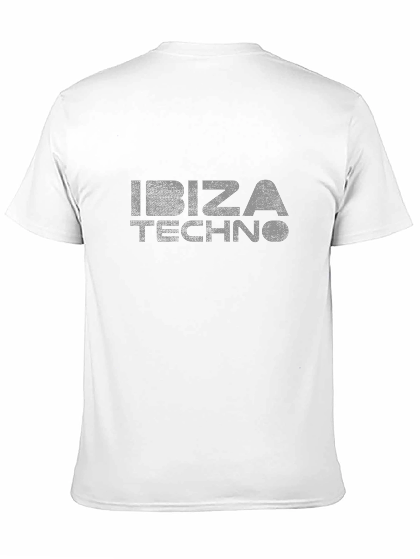 Ibiza Techno Graphic Tee - Distressed Print
