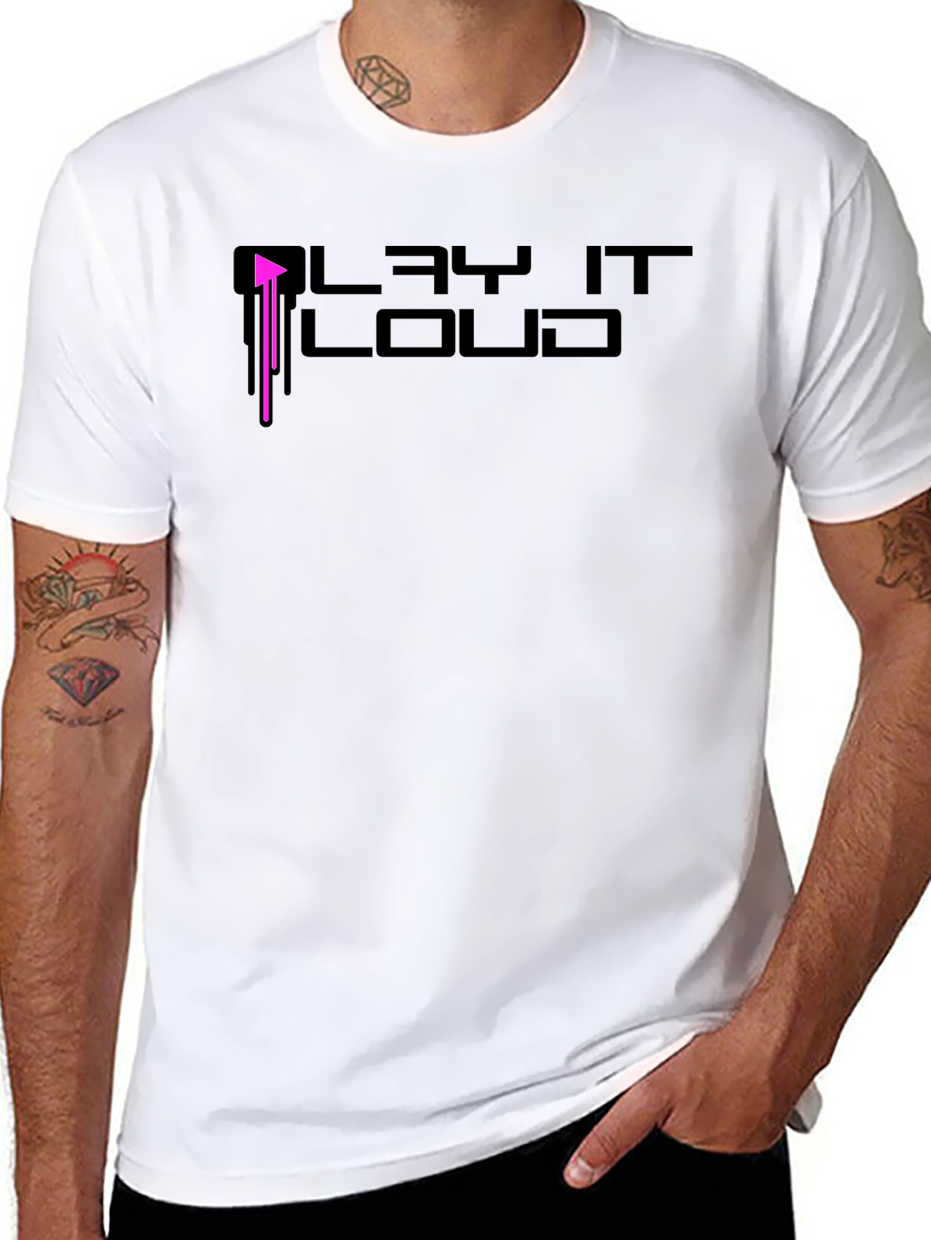 Play it Loud Black T-Shirt