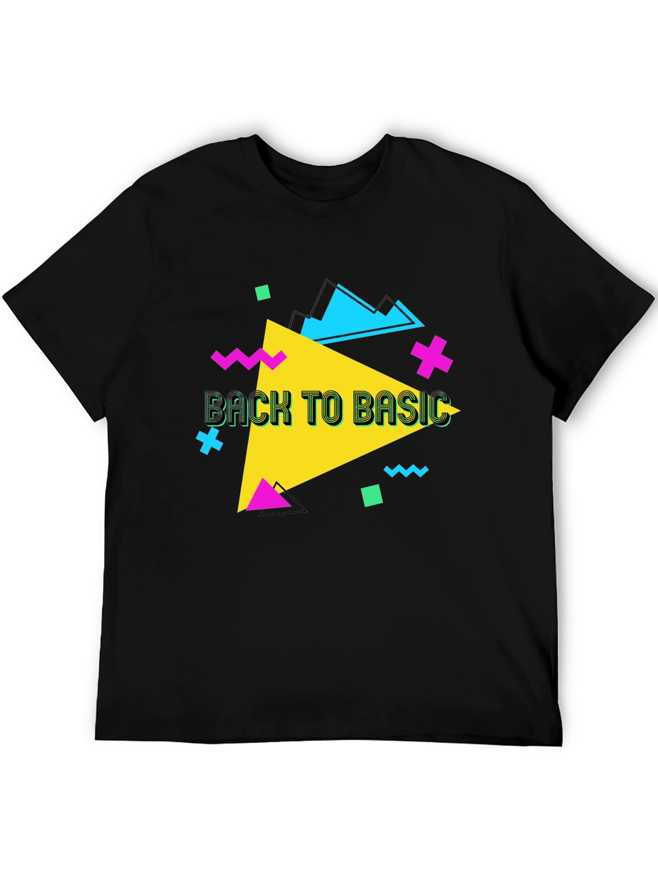 Retro Back to Basic Graphic T-Shirt