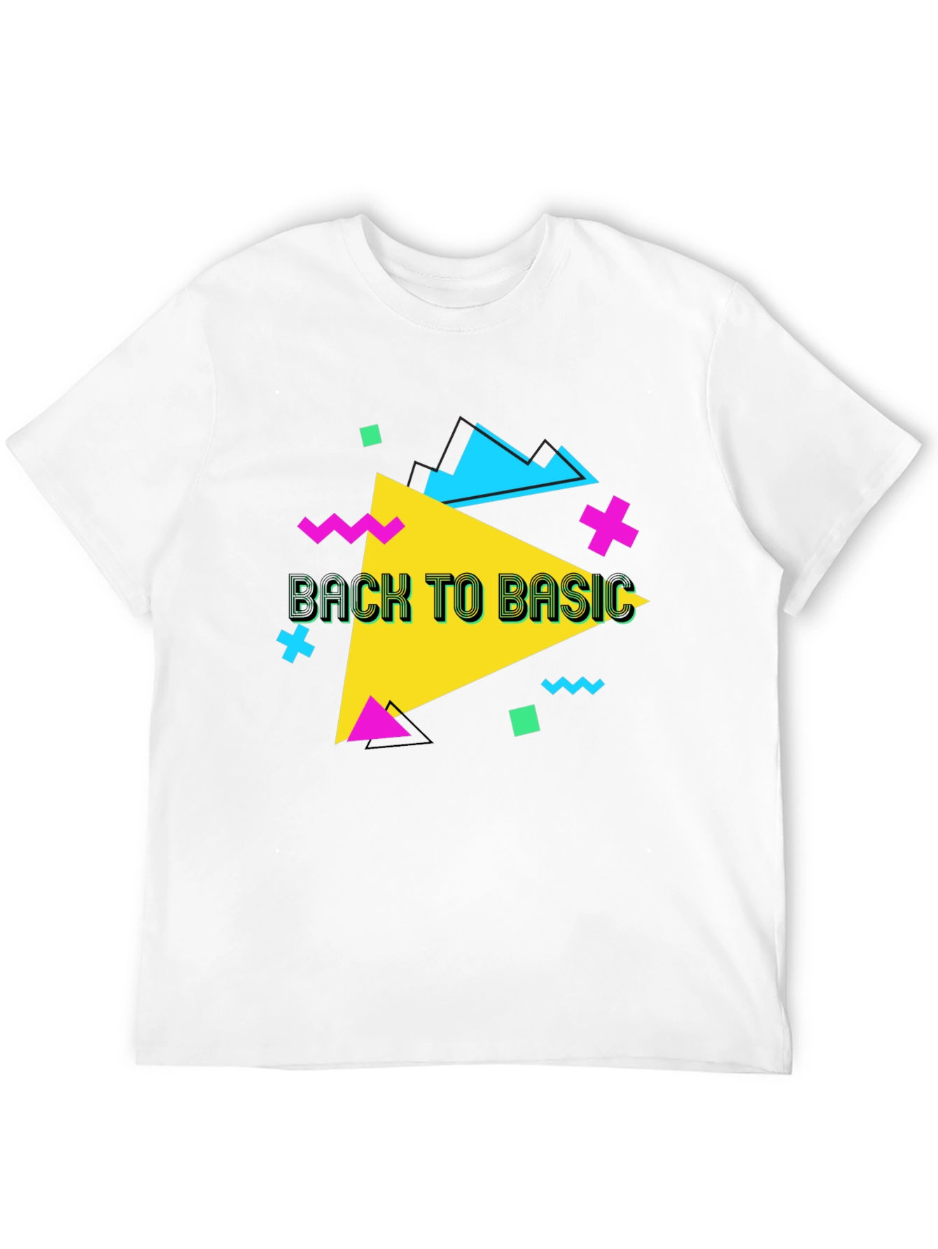Retro Back to Basic Graphic T-Shirt
