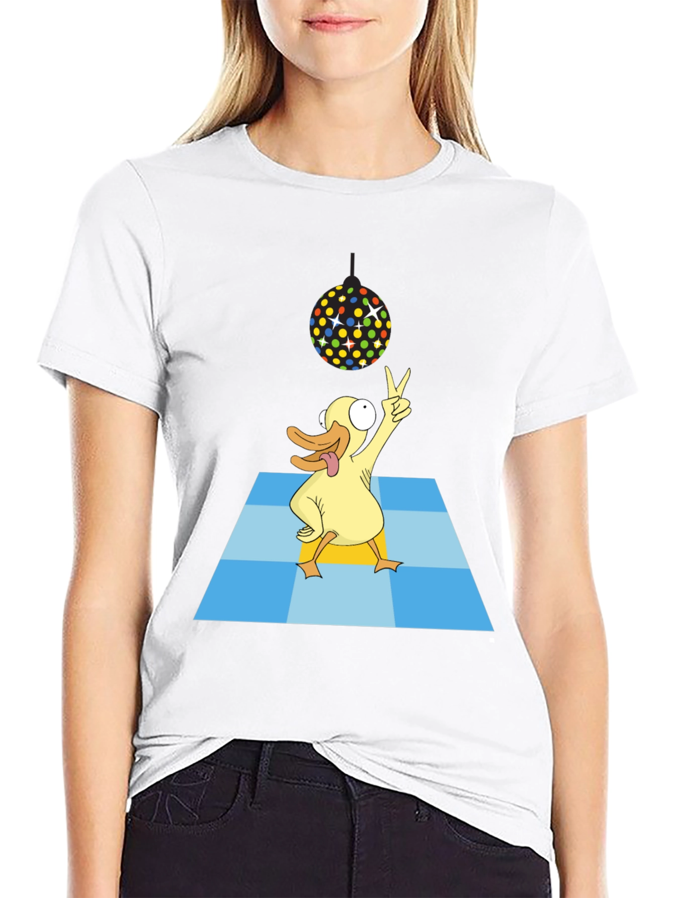 Funky Duck Disco T-Shirt - Party Time!