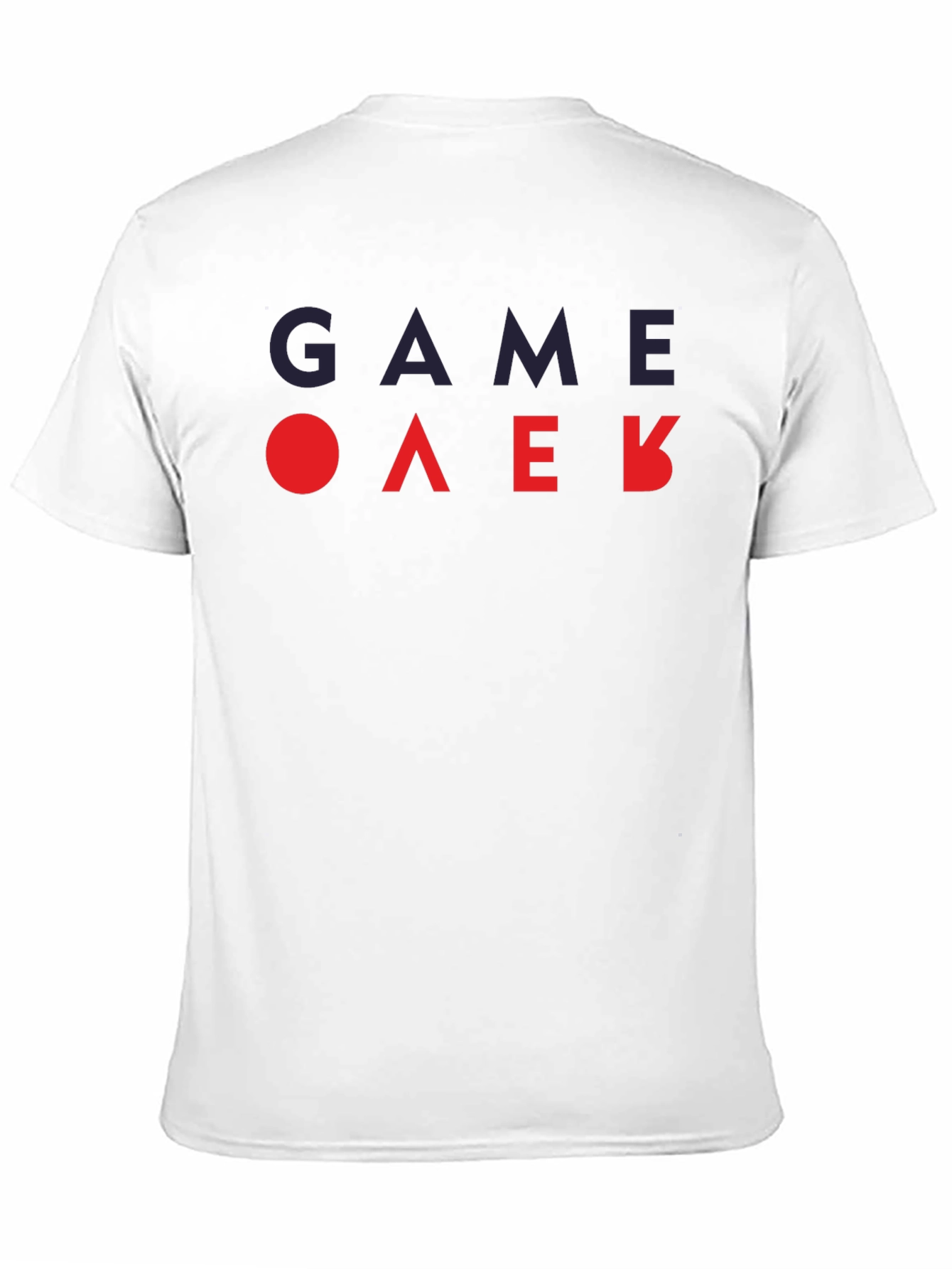 Game Over Graphic Tee - Black Cotton T-Shirt