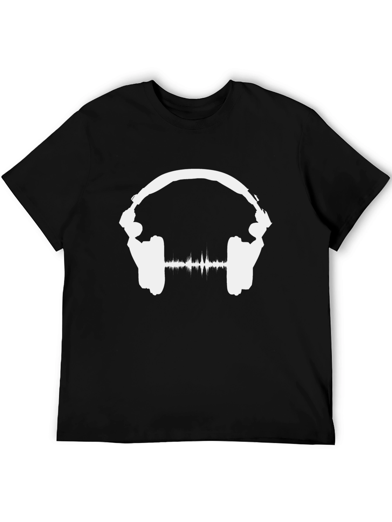 Sound Wave Headphones Graphic Tee