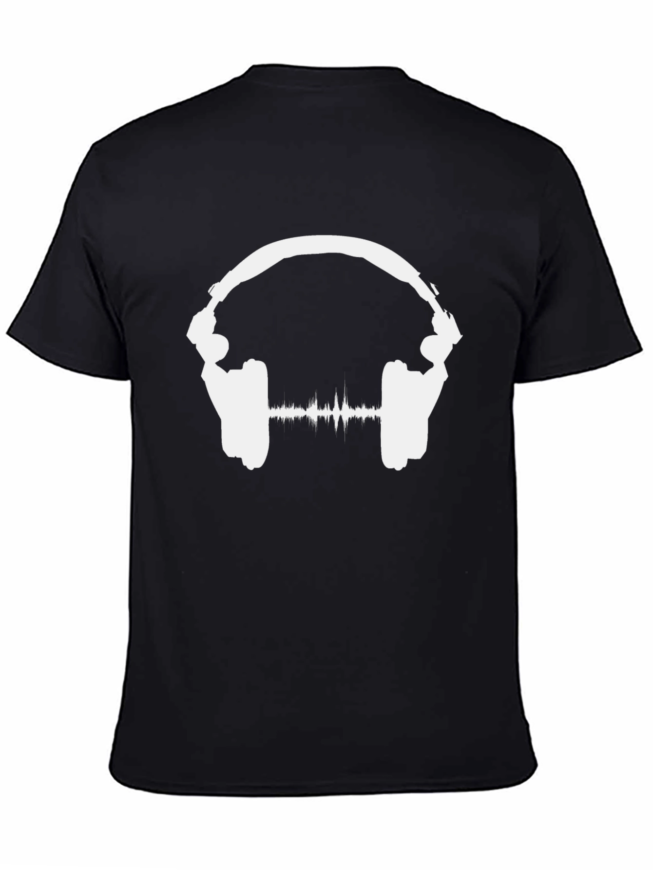 Sound Wave Headphones Graphic Tee