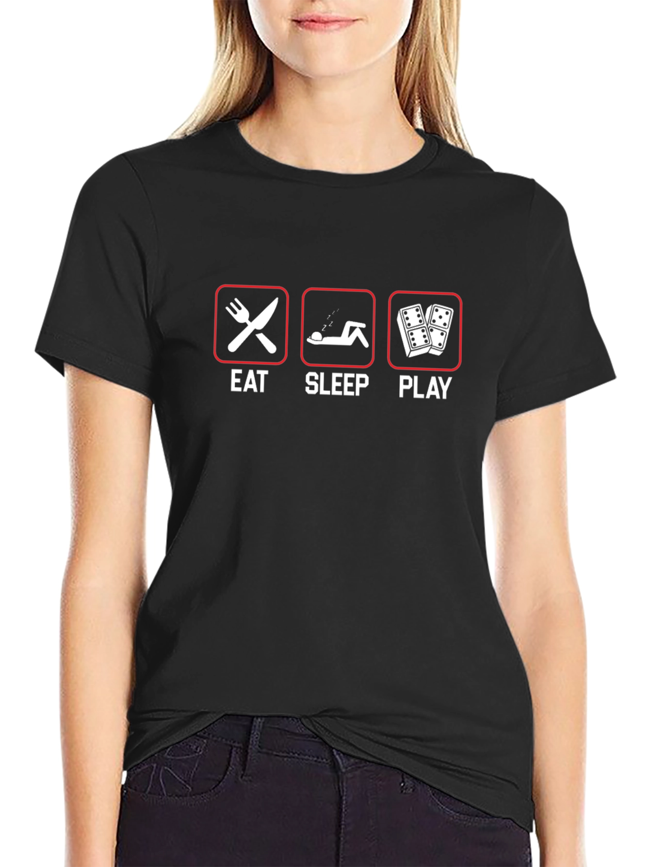 Eat Sleep Play Graphic Tee - Gamer T-Shirt
