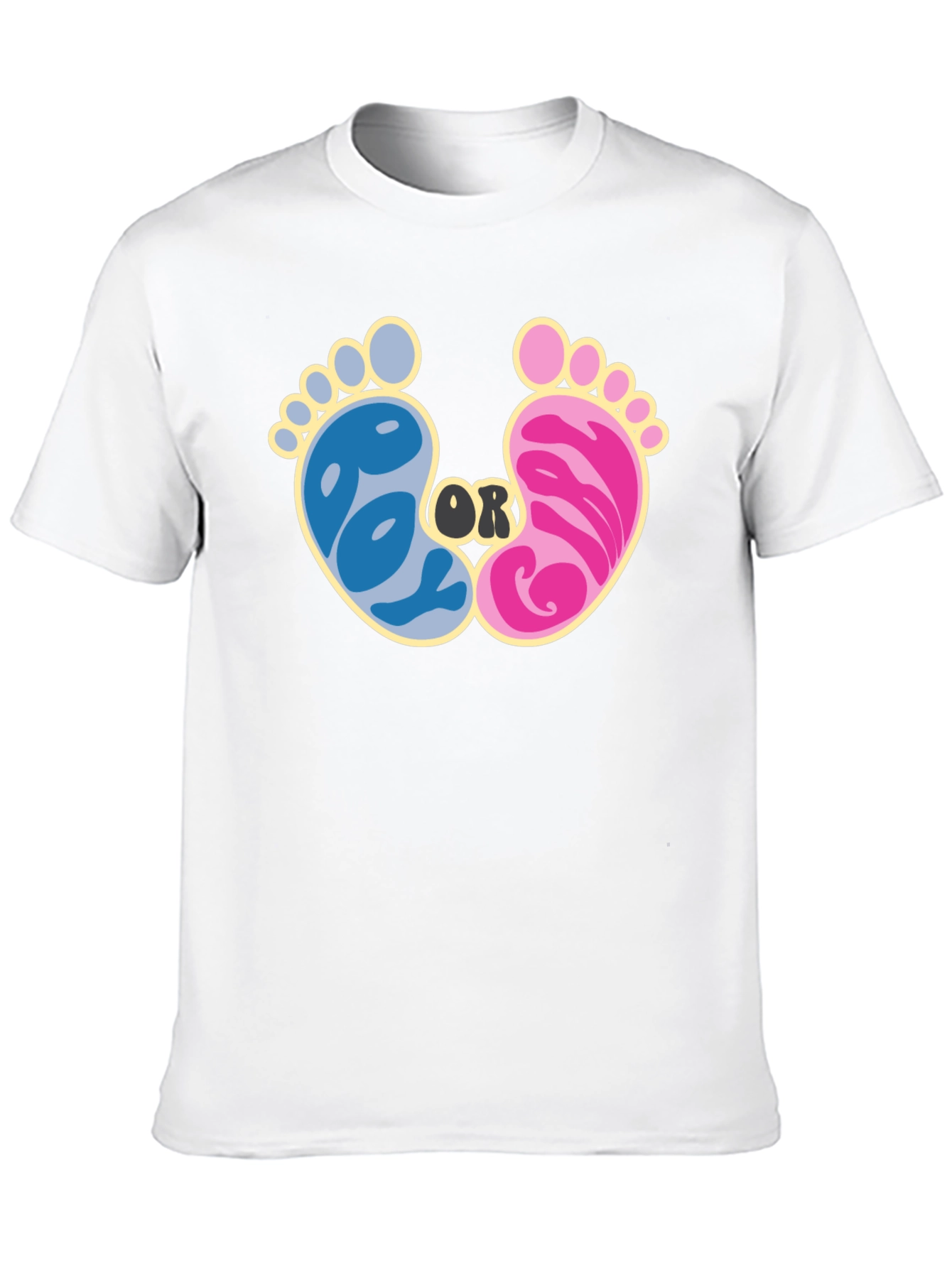 Gender Reveal T-Shirt - Boy or Girl