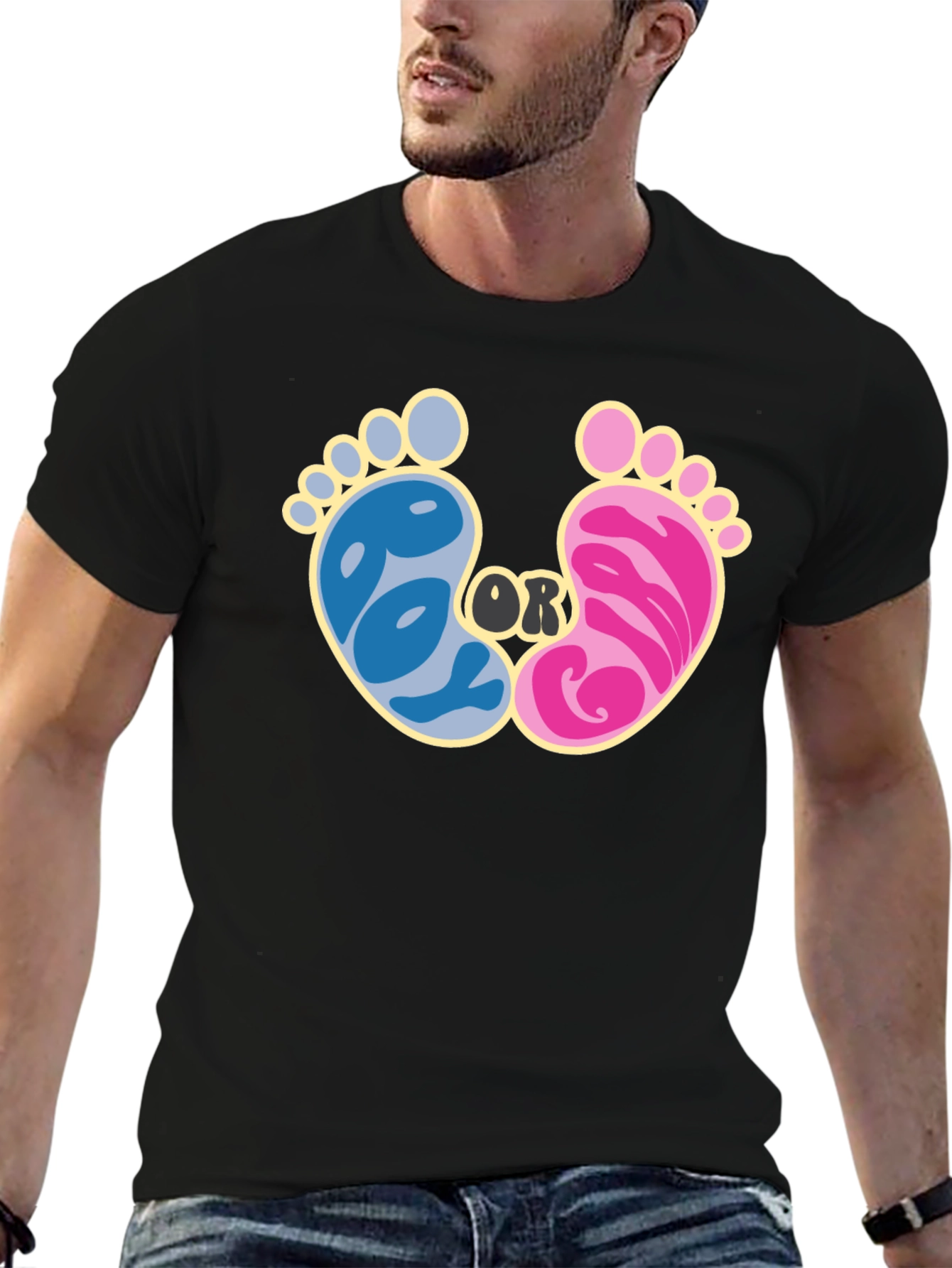 Gender Reveal T-Shirt - Boy or Girl