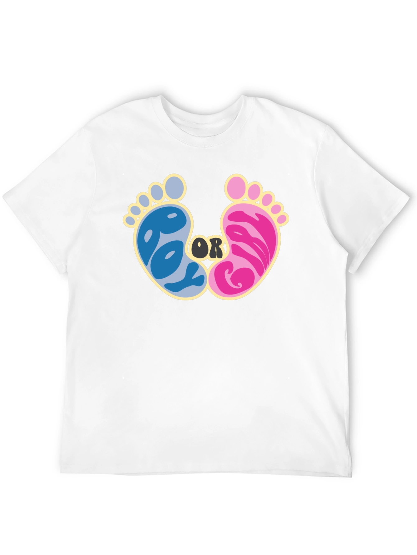 Gender Reveal T-Shirt - Boy or Girl
