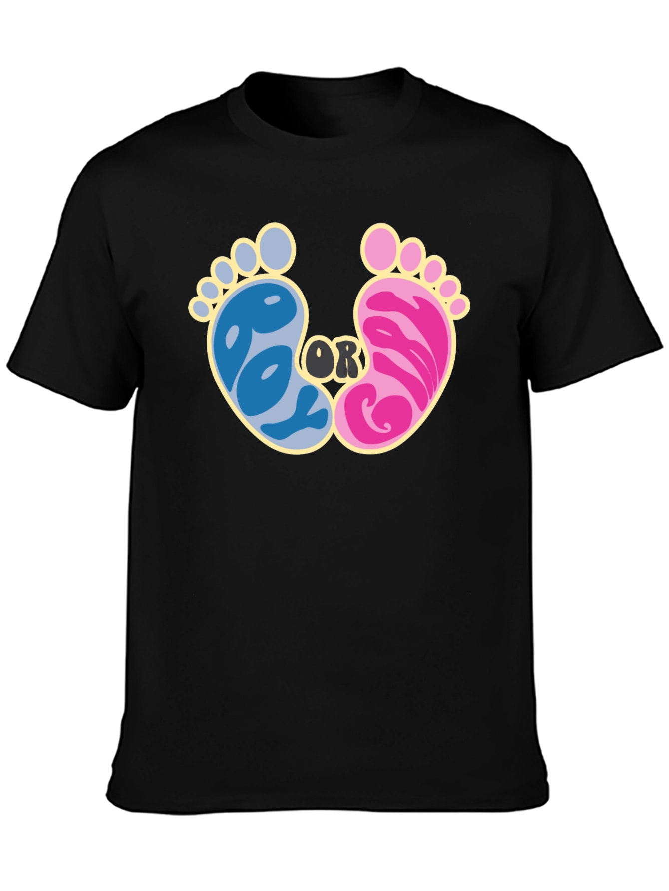 Gender Reveal T-Shirt - Boy or Girl