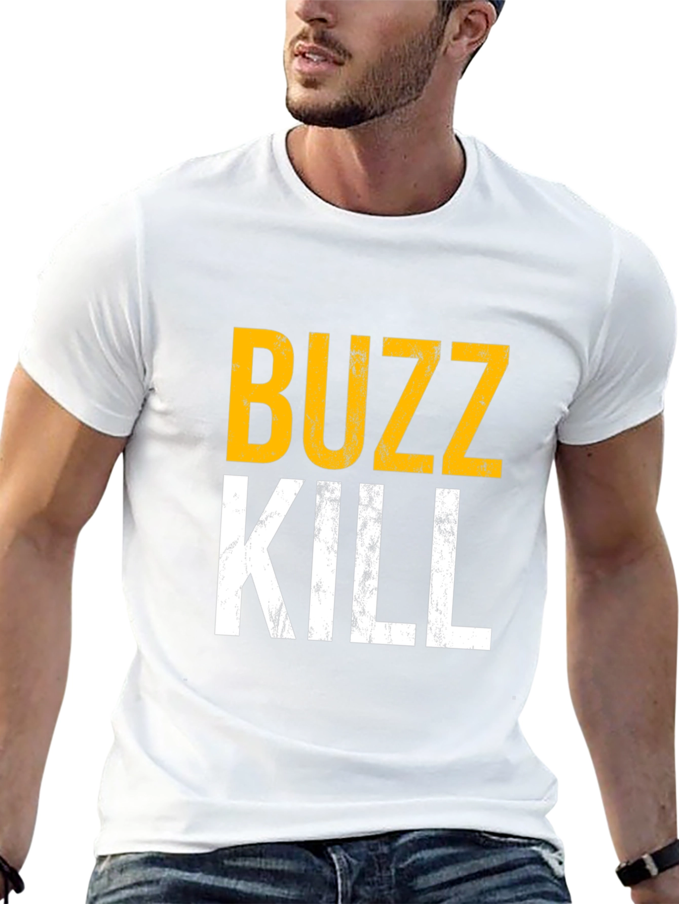 Buzz Kill Graphic Tee - Mens Humor T-Shirt