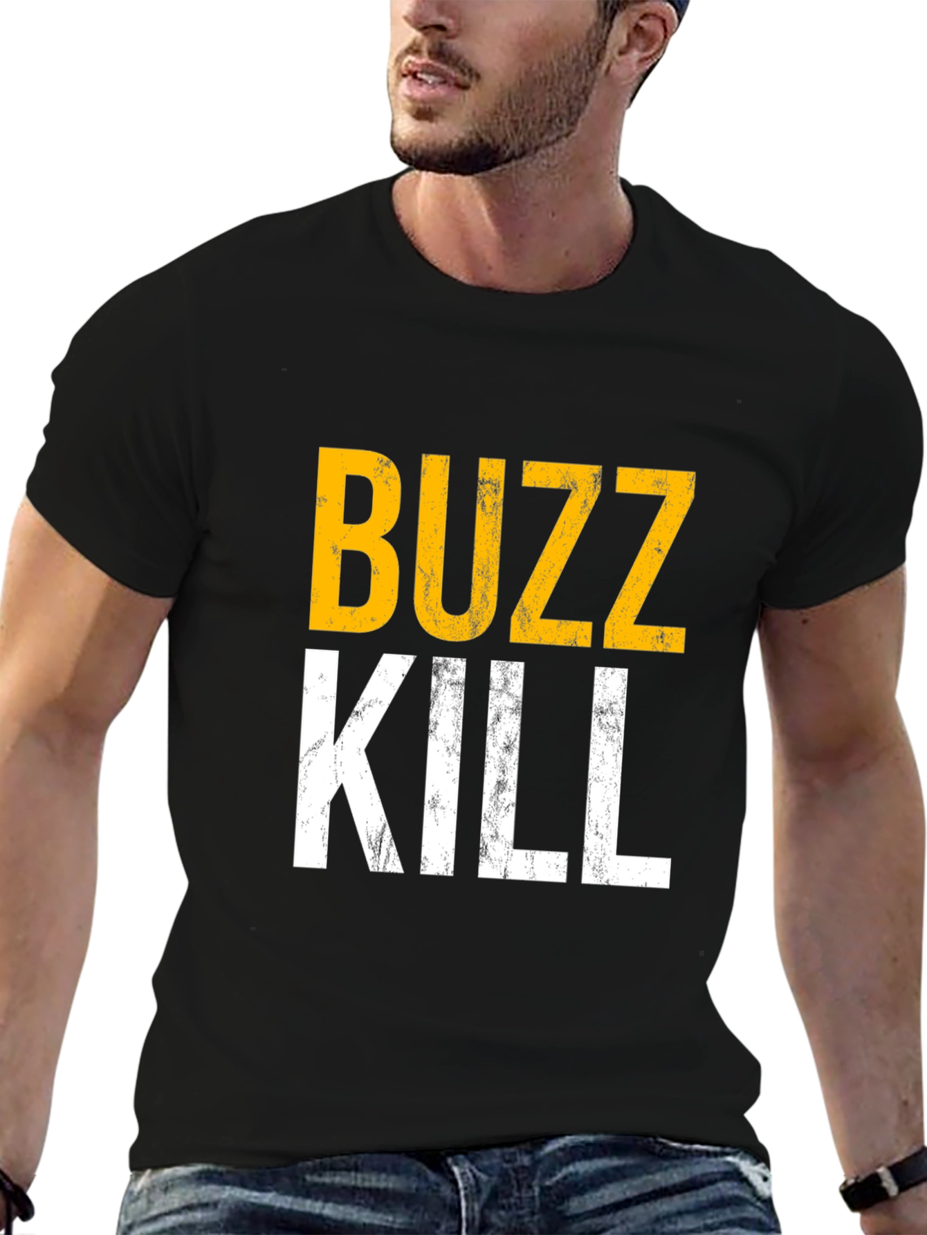 Buzz Kill Graphic Tee - Mens Humor T-Shirt