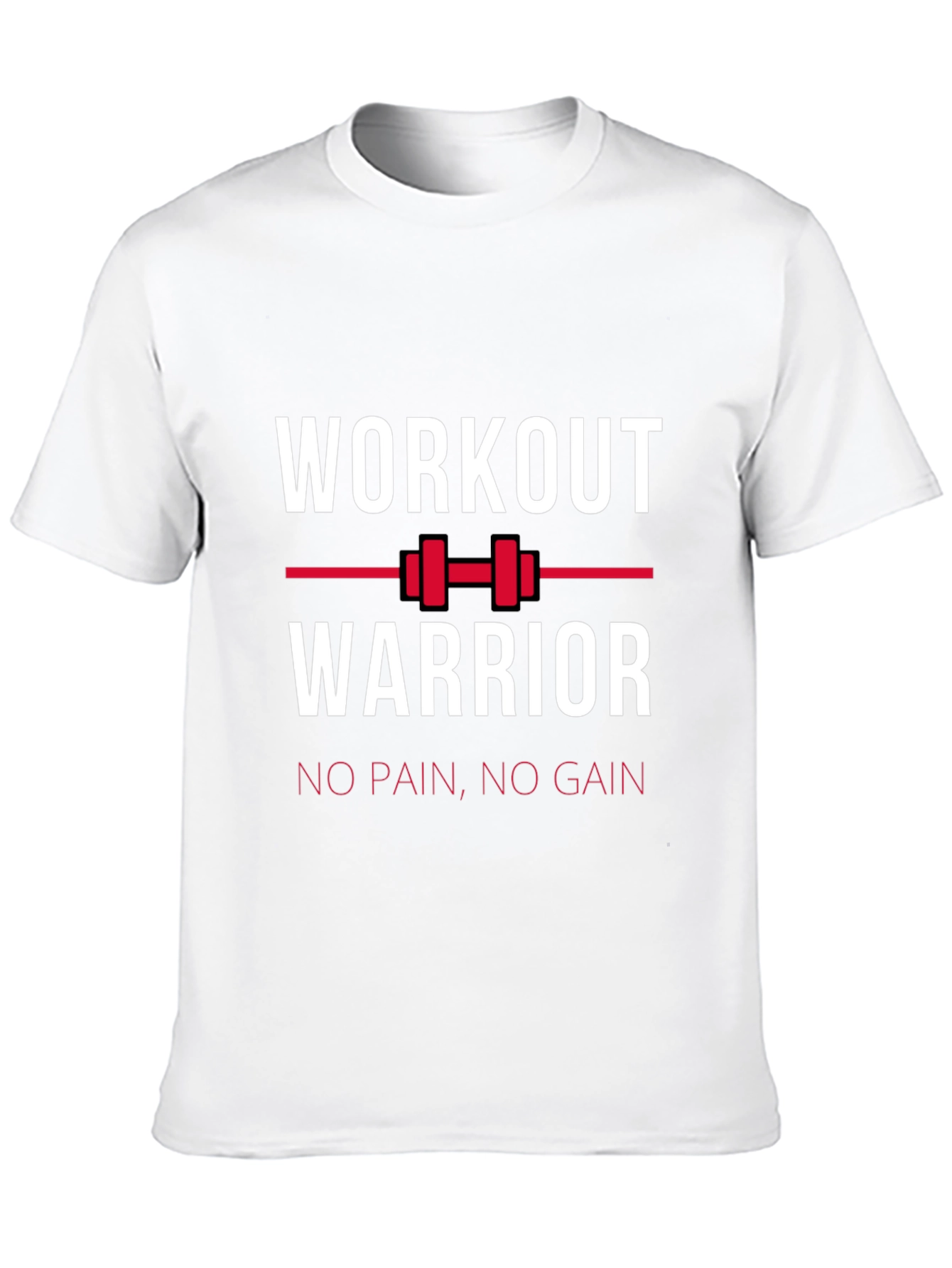 Workout Warrior Graphic Tee - Black