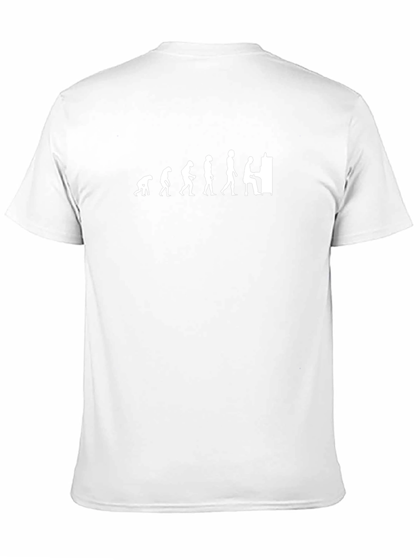 Evolution of Pianist Black T-Shirt