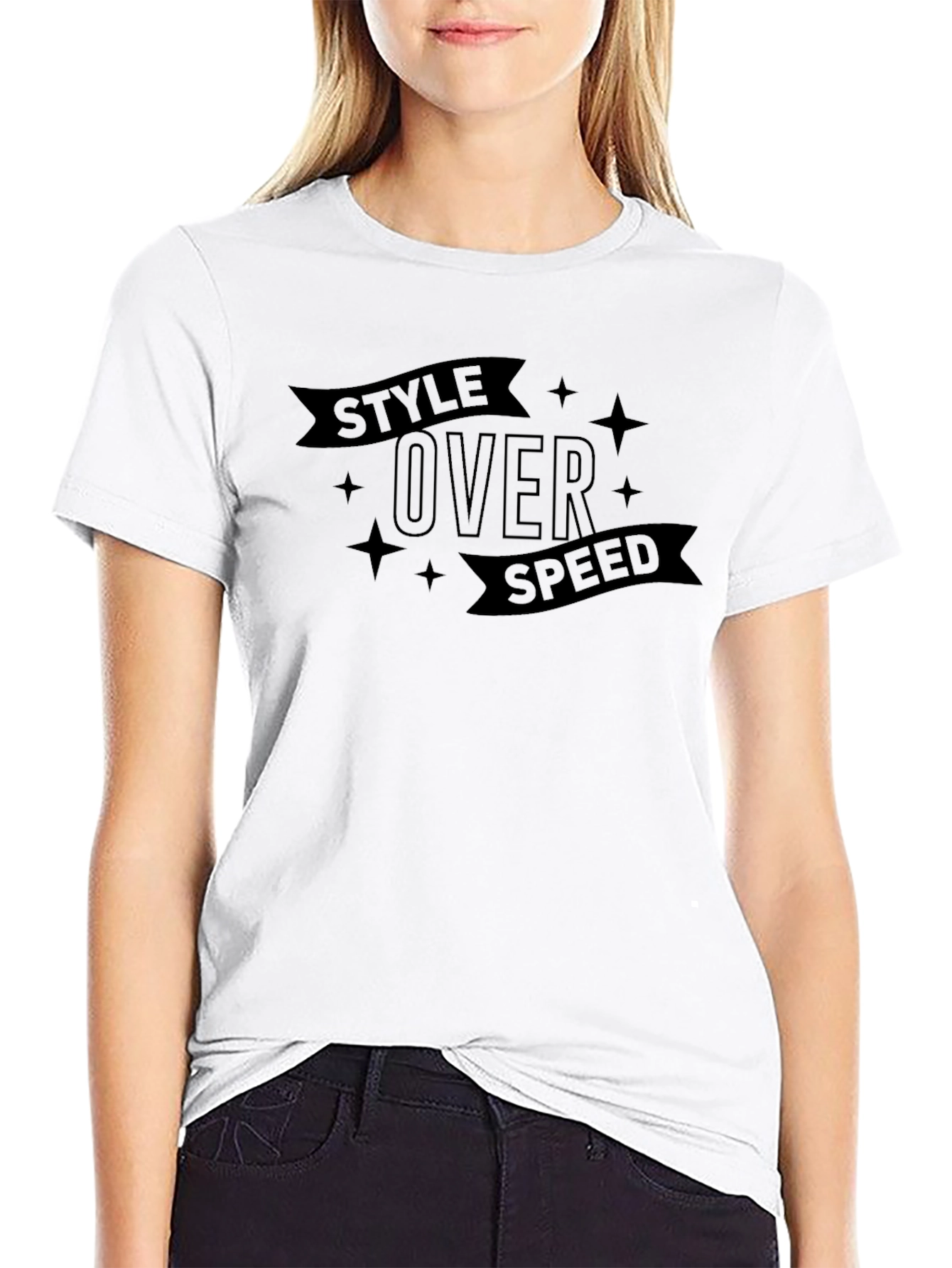 Style Over Speed Graphic T-Shirt