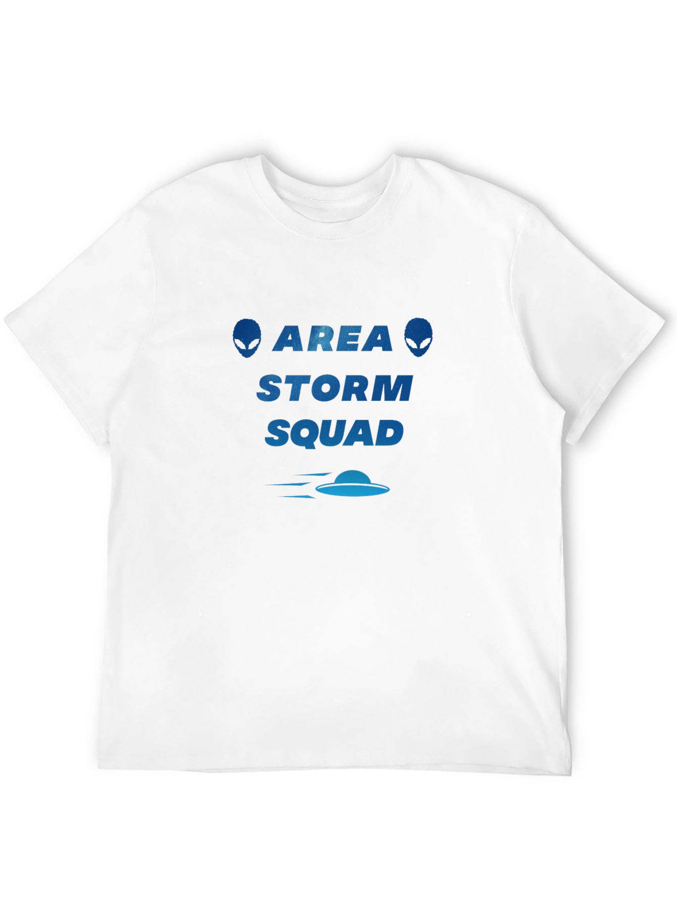 Area Storm Squad T-Shirt Alien UFO Graphic Tee