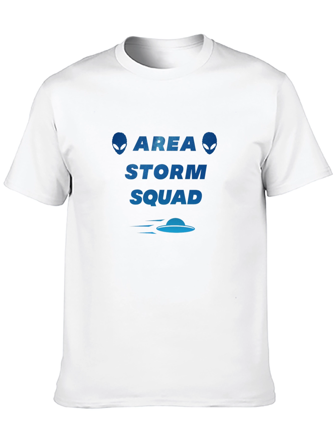 Area Storm Squad T-Shirt Alien UFO Graphic Tee