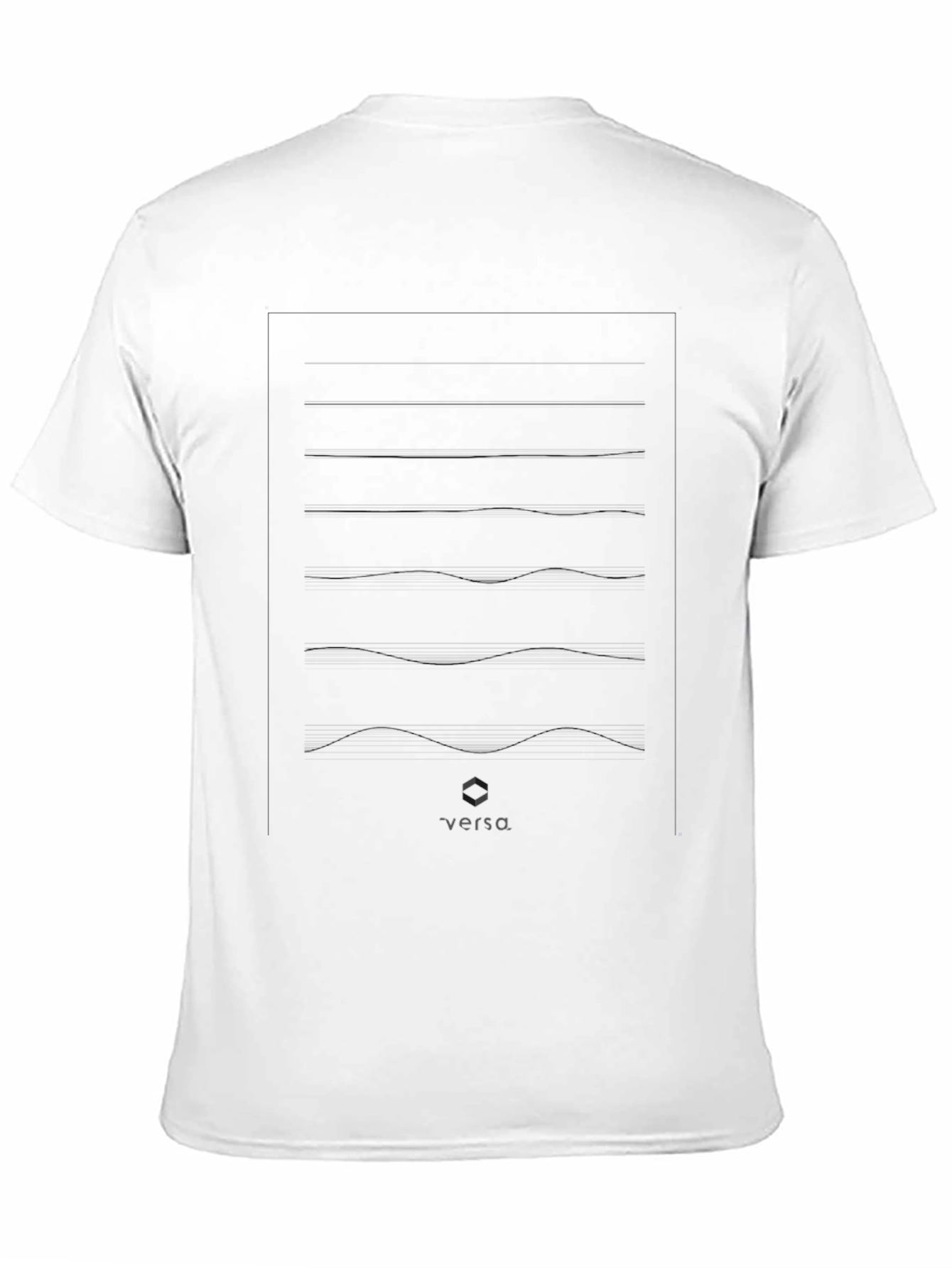 Mens Black Versa Graphic Tee - Casual Style