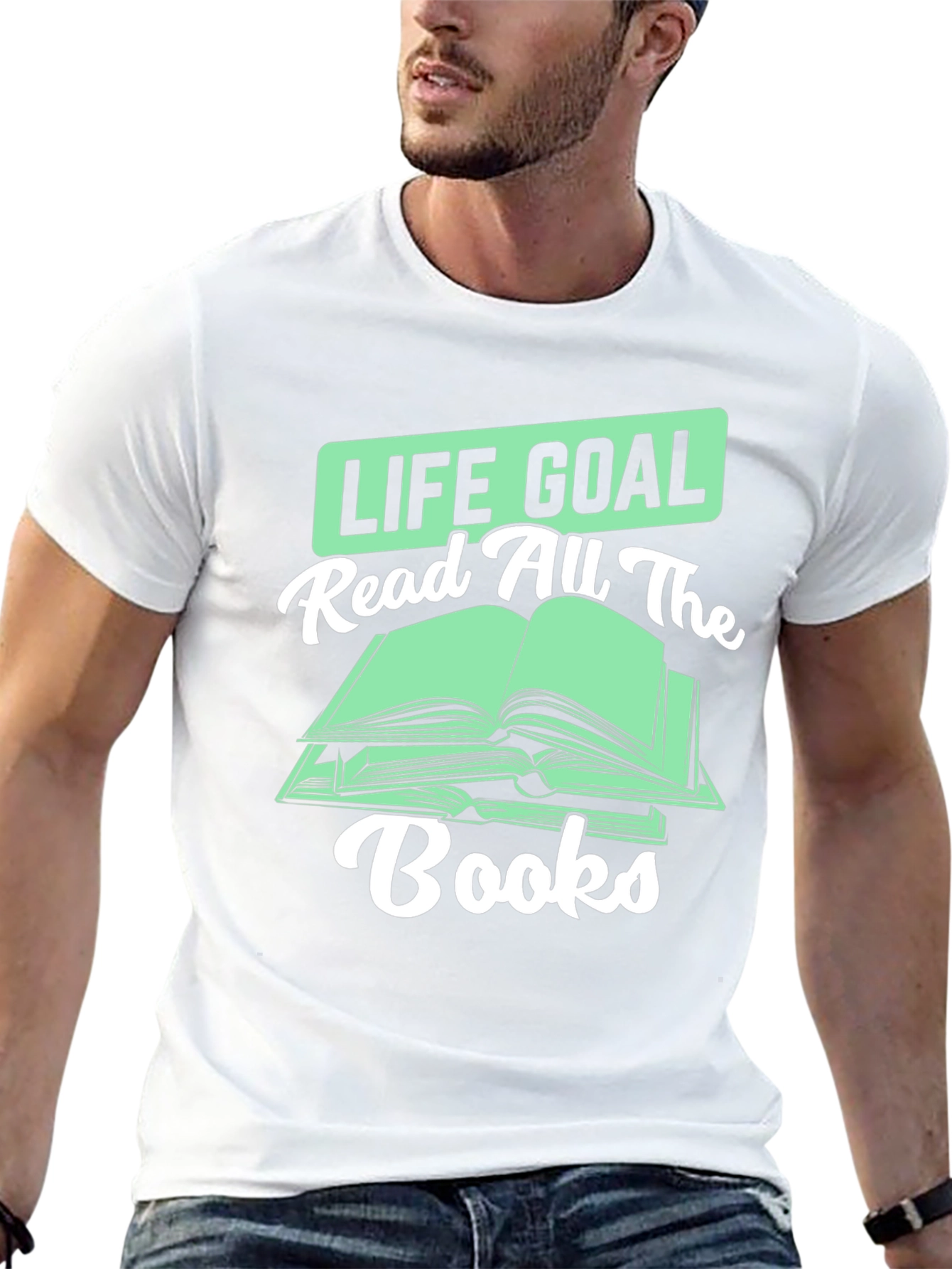 Life Goal Read All the Books T-Shirt