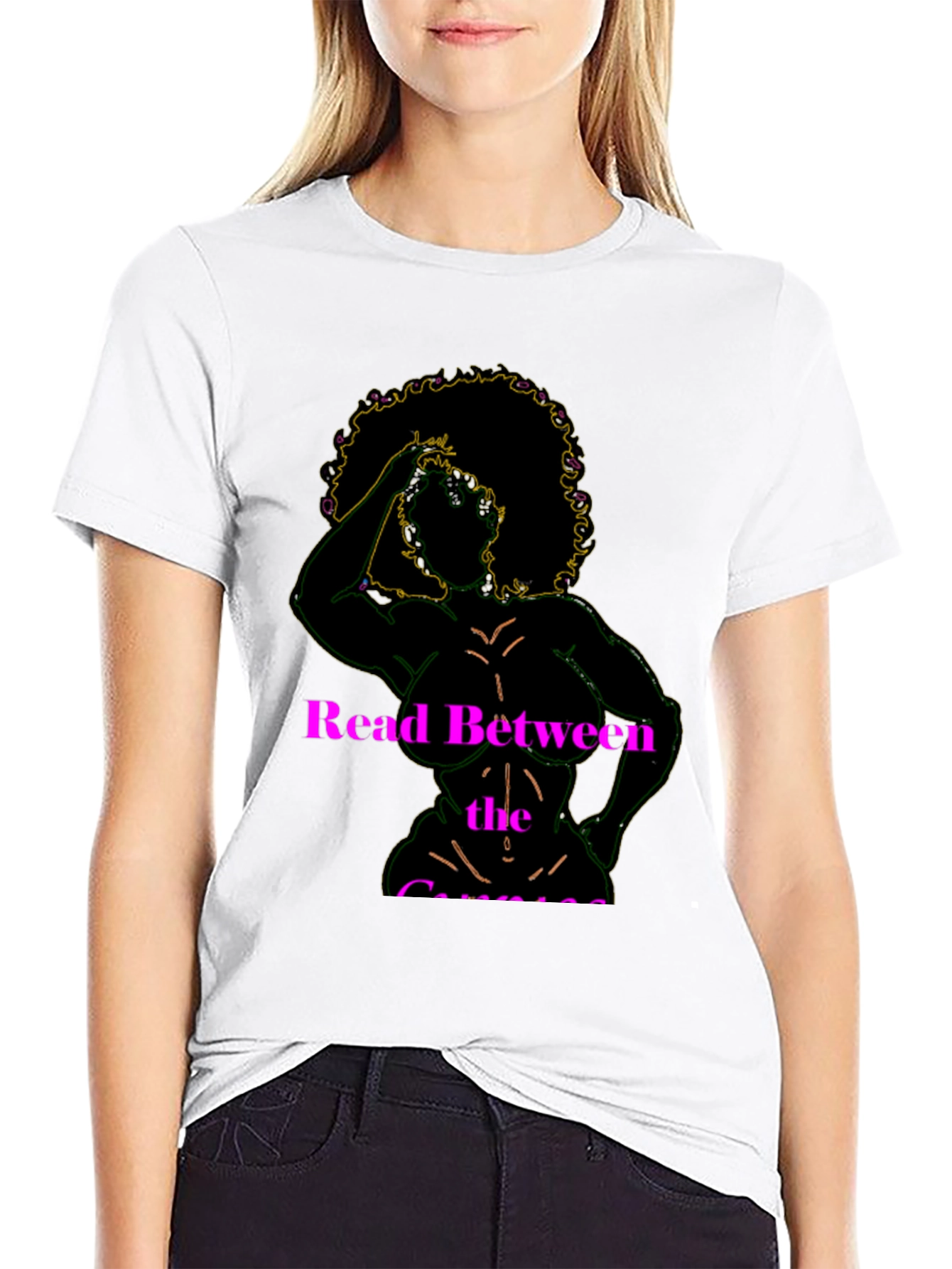 Read Between the Curves Graphic T-Shirt