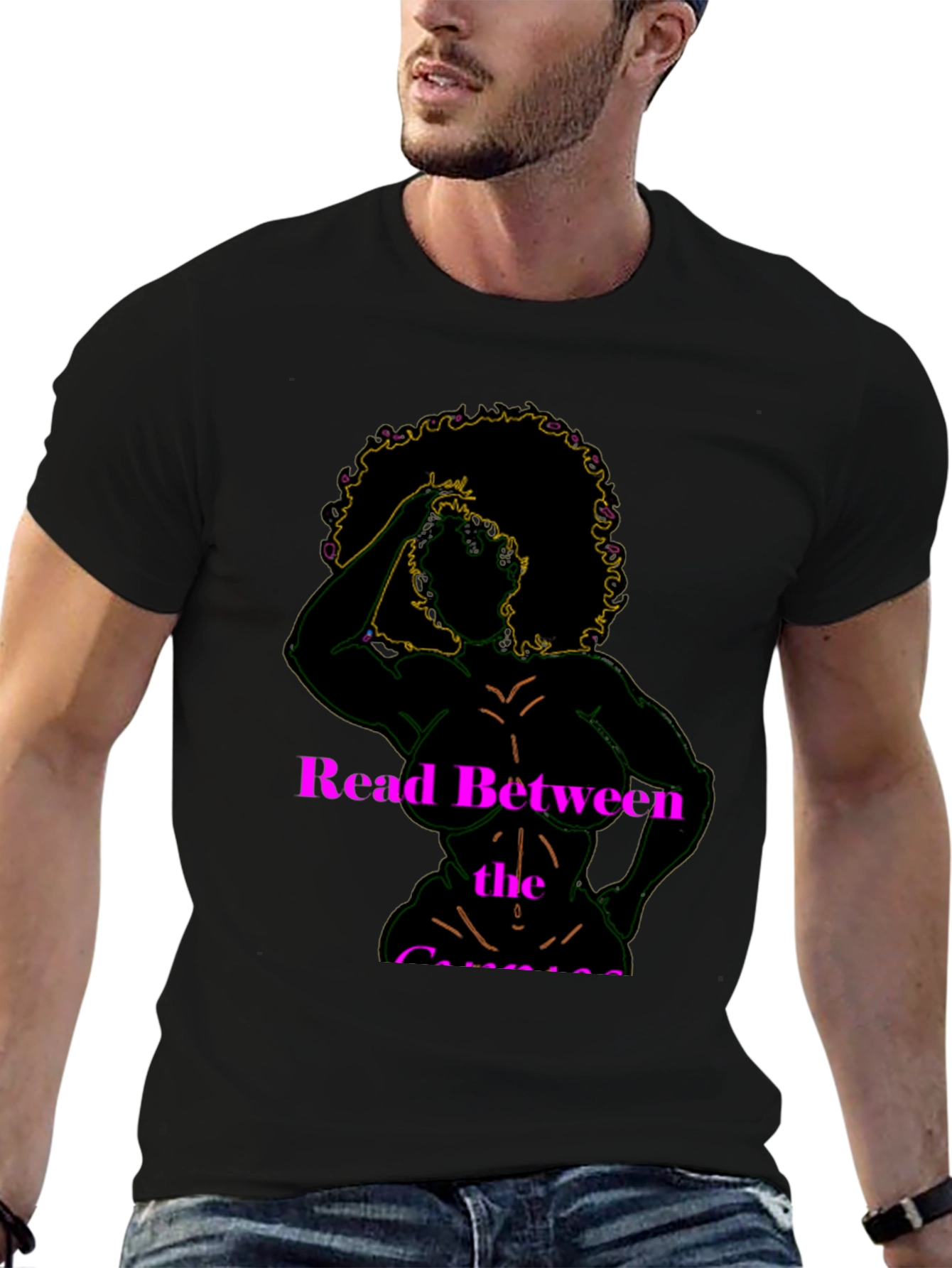 Read Between the Curves Graphic T-Shirt