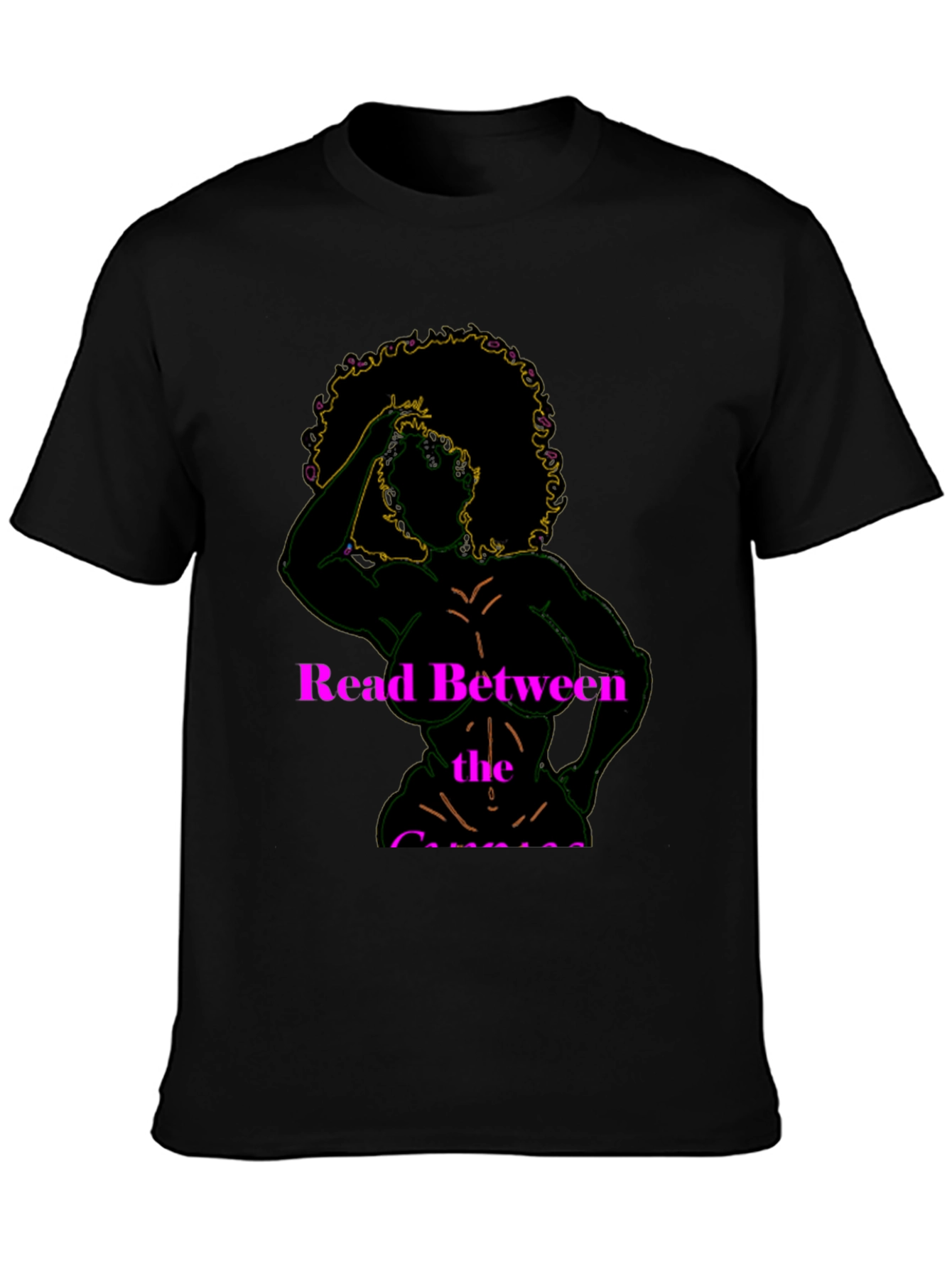 Read Between the Curves Graphic T-Shirt