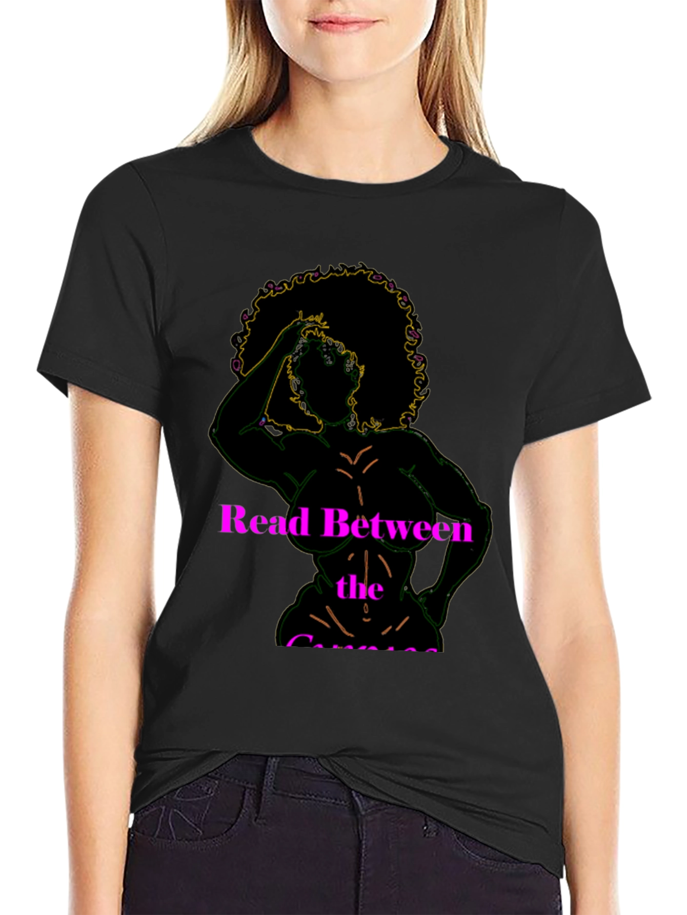 Read Between the Curves Graphic T-Shirt