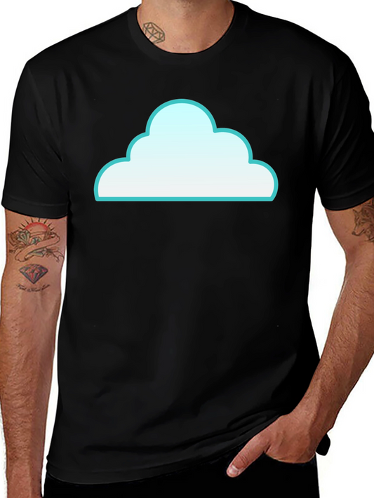 Cloud Graphic Black T-Shirt