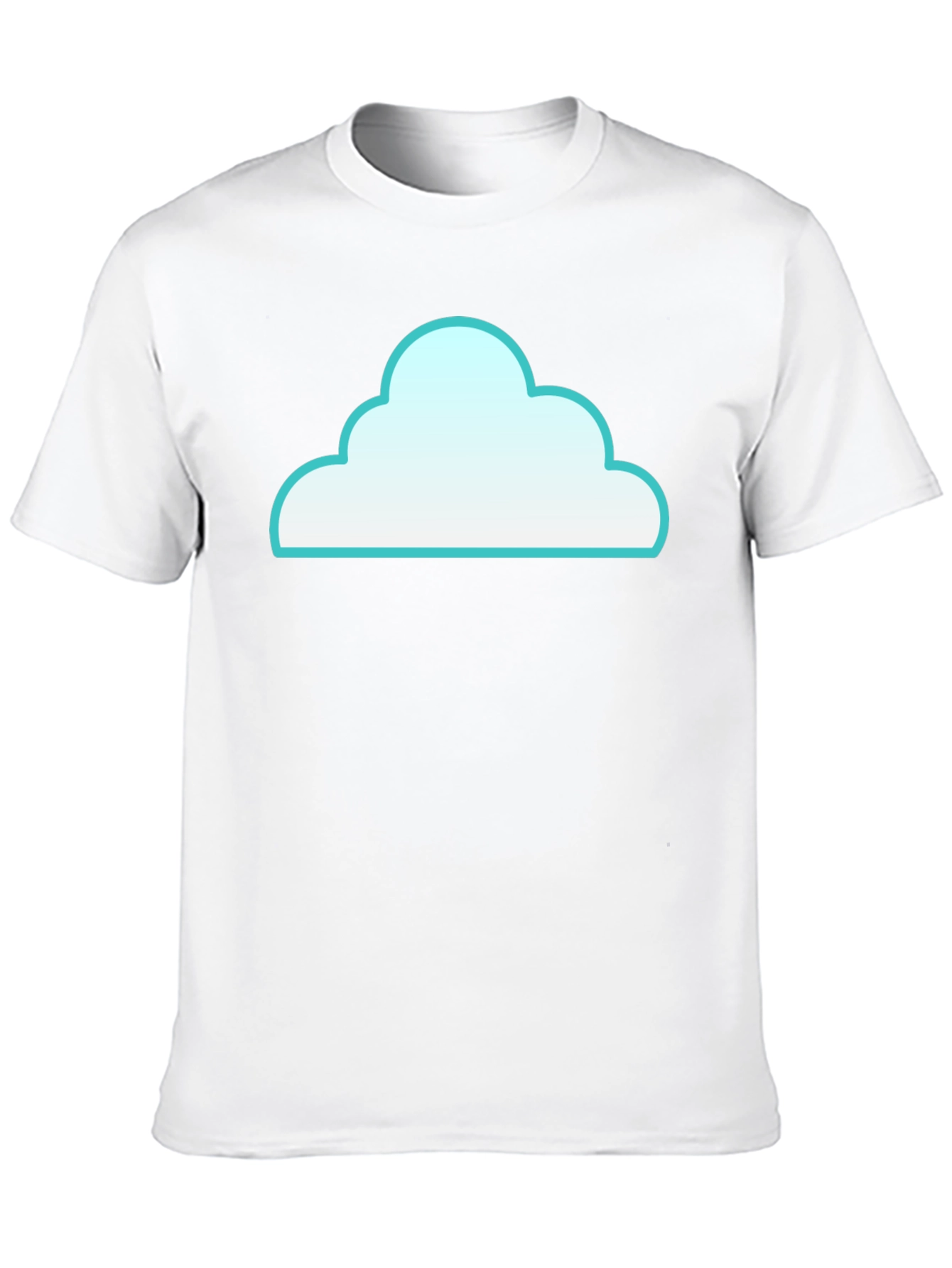 Cloud Graphic Black T-Shirt