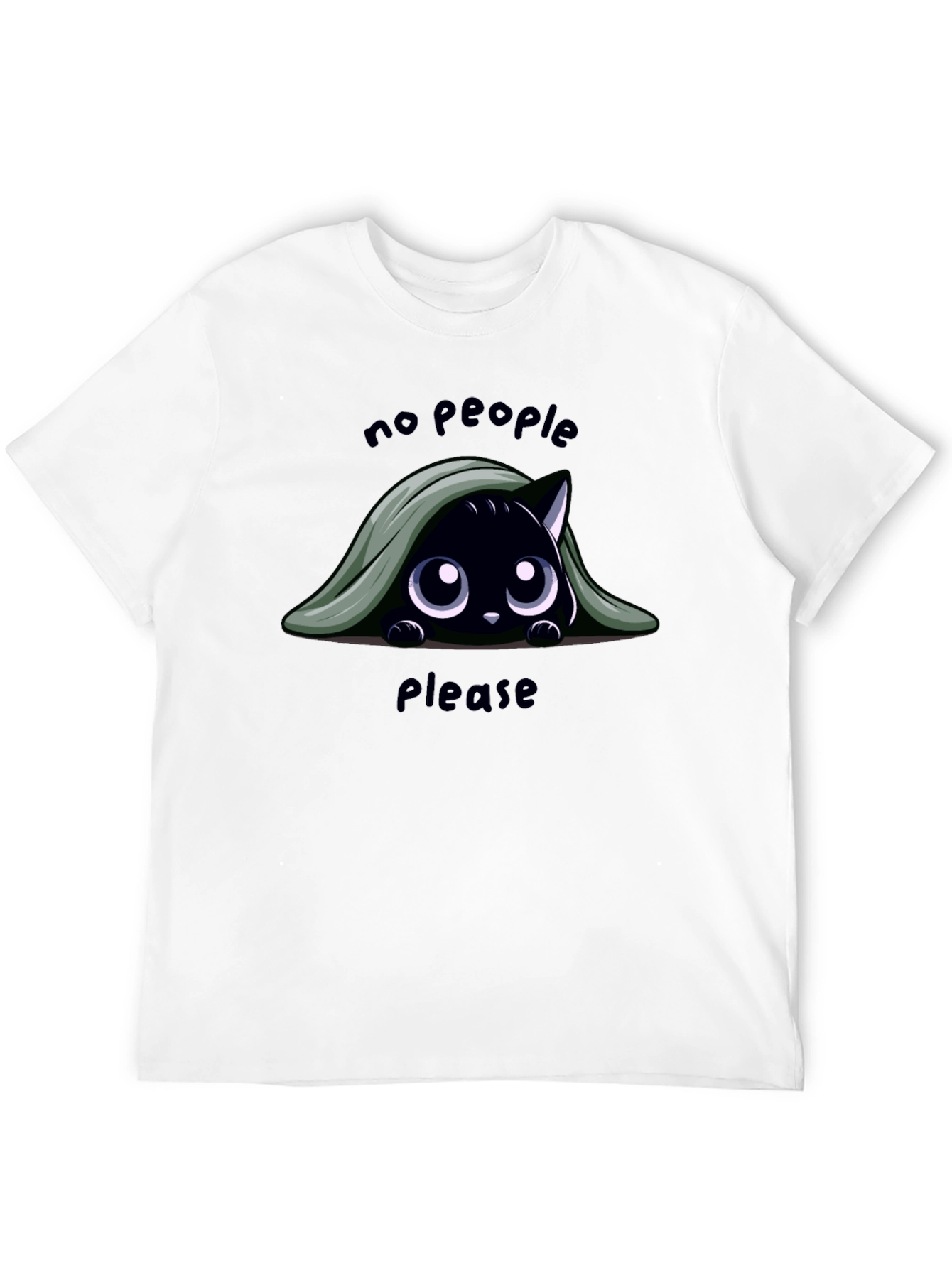 No People Please Cat T-Shirt