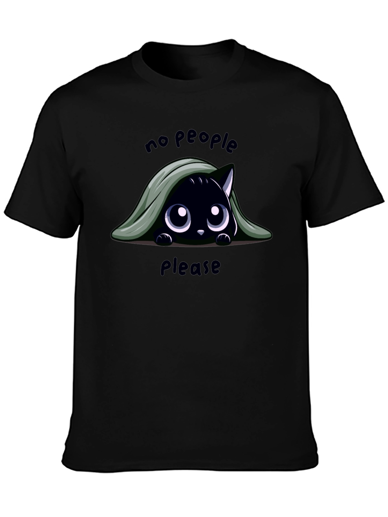 No People Please Cat T-Shirt