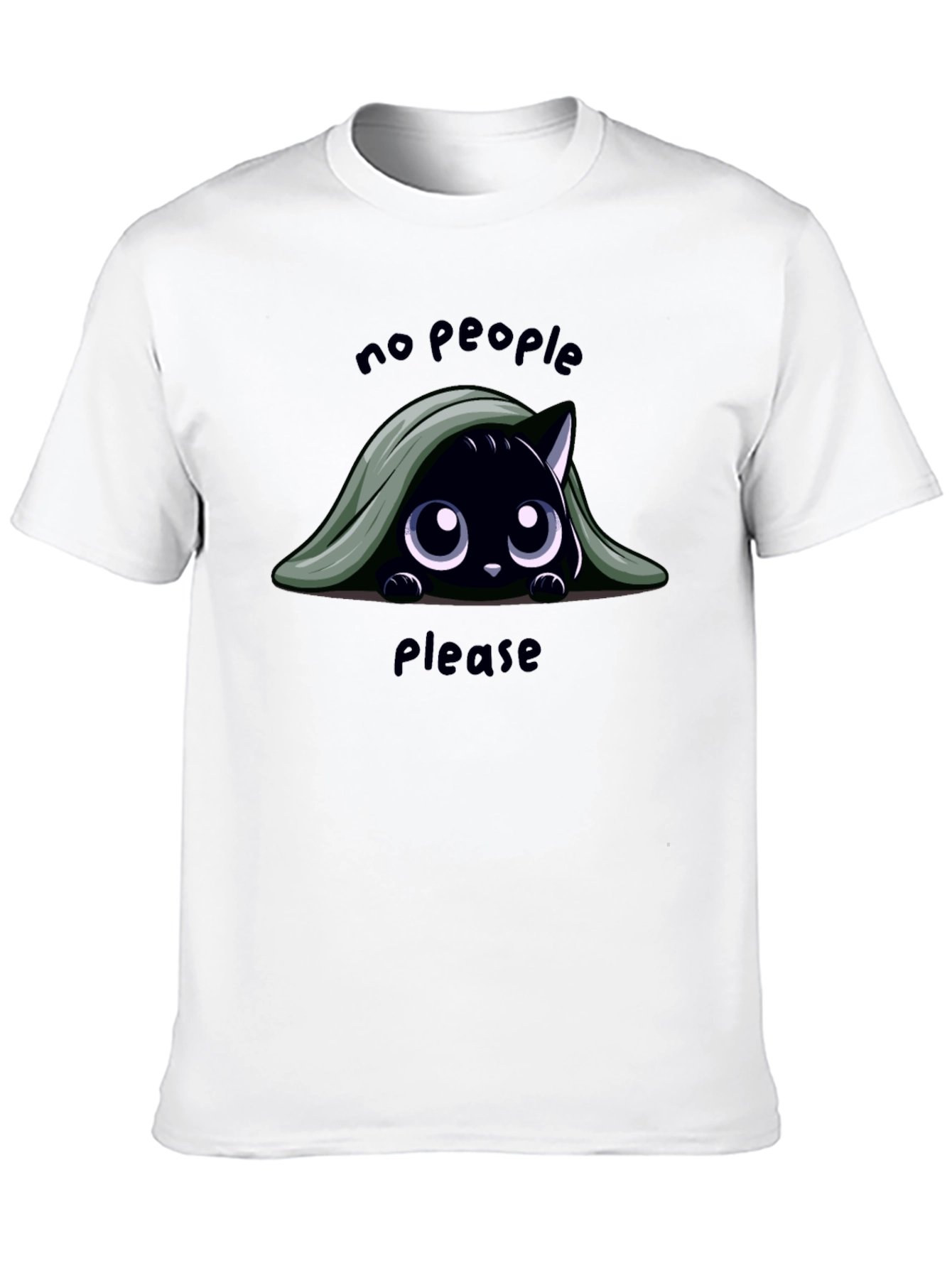 No People Please Cat T-Shirt