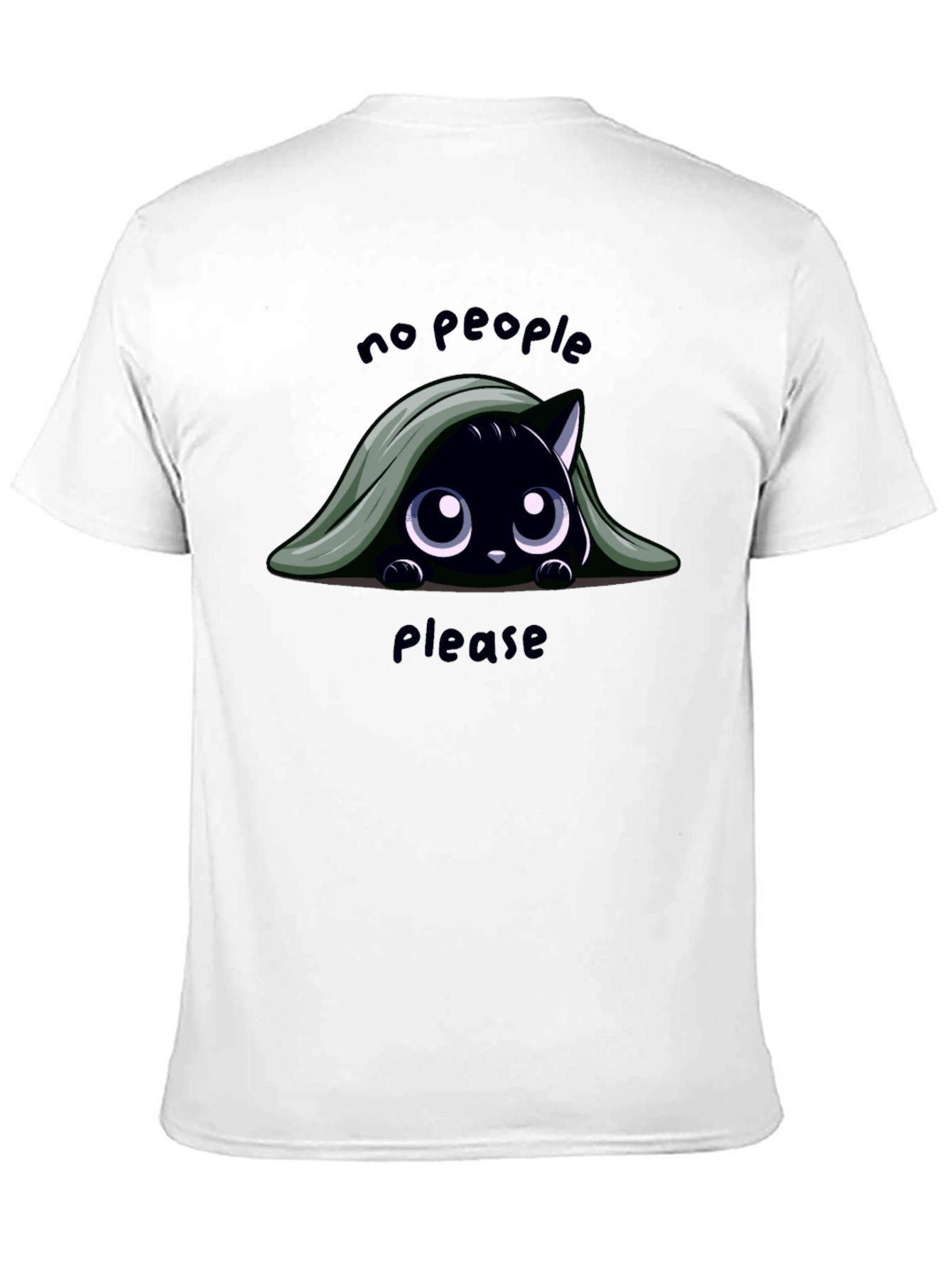 No People Please Cat T-Shirt