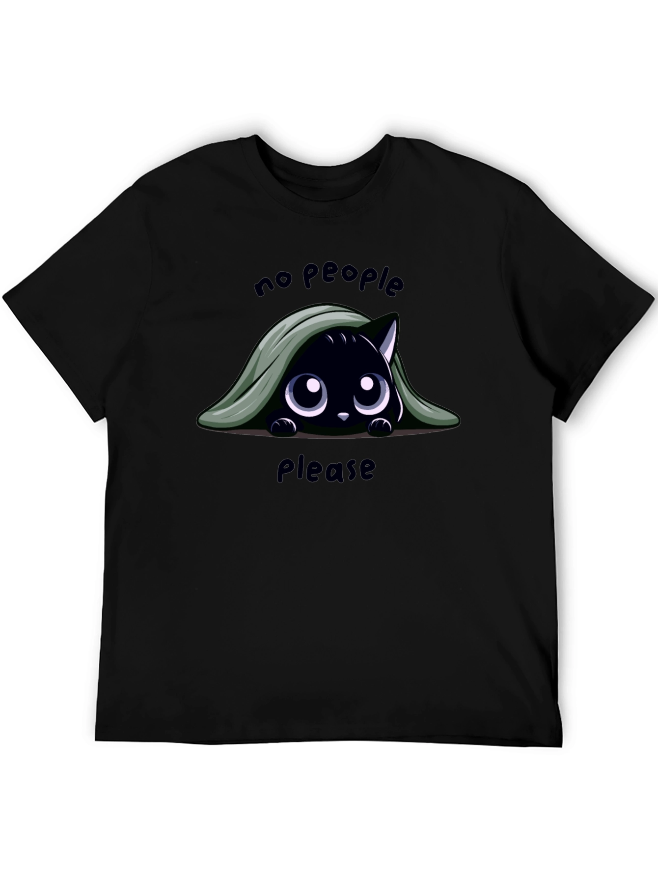 No People Please Cat T-Shirt