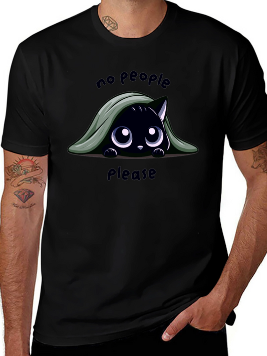 No People Please Cat T-Shirt