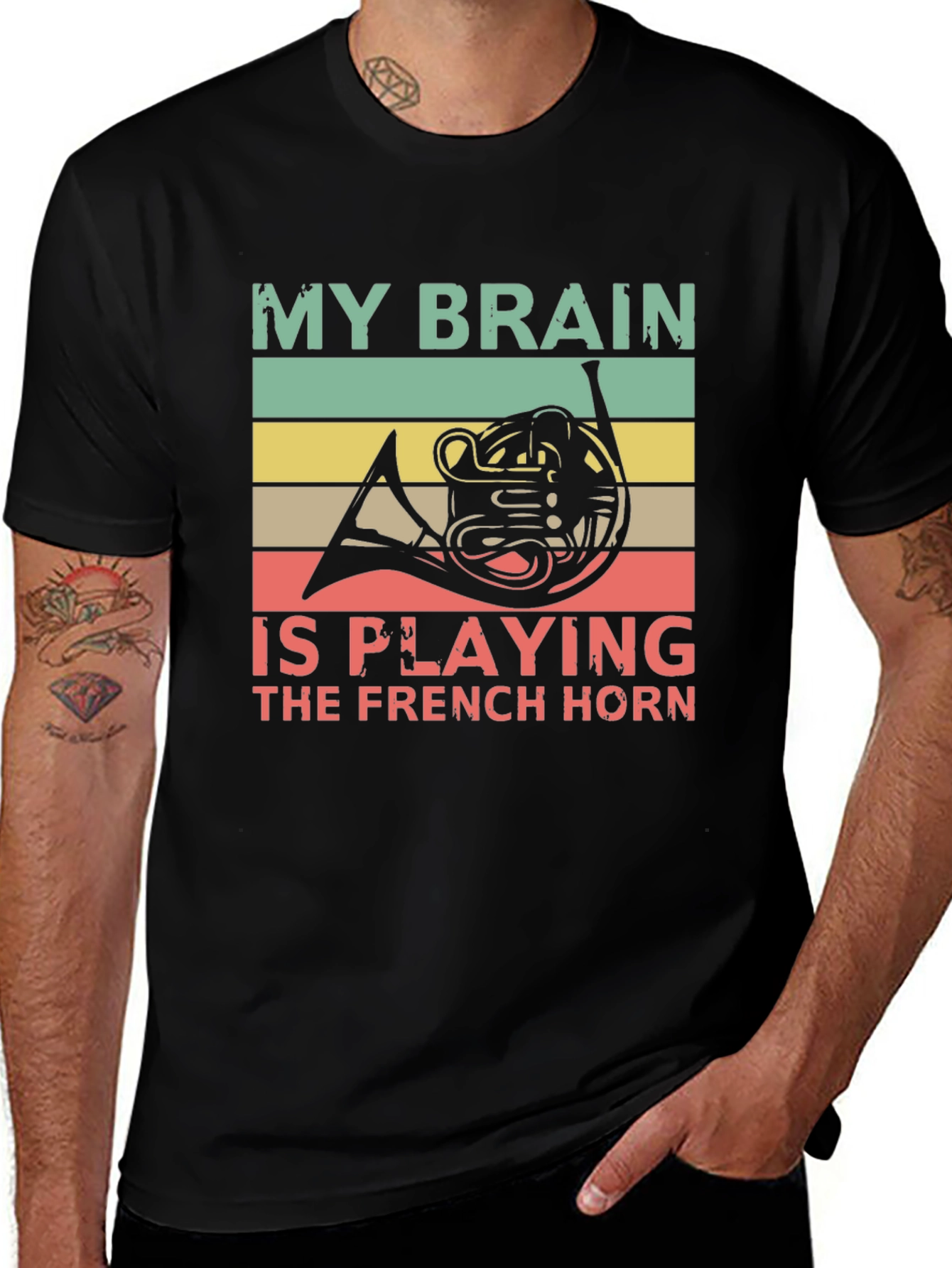 French Horn Music Lover T-Shirt
