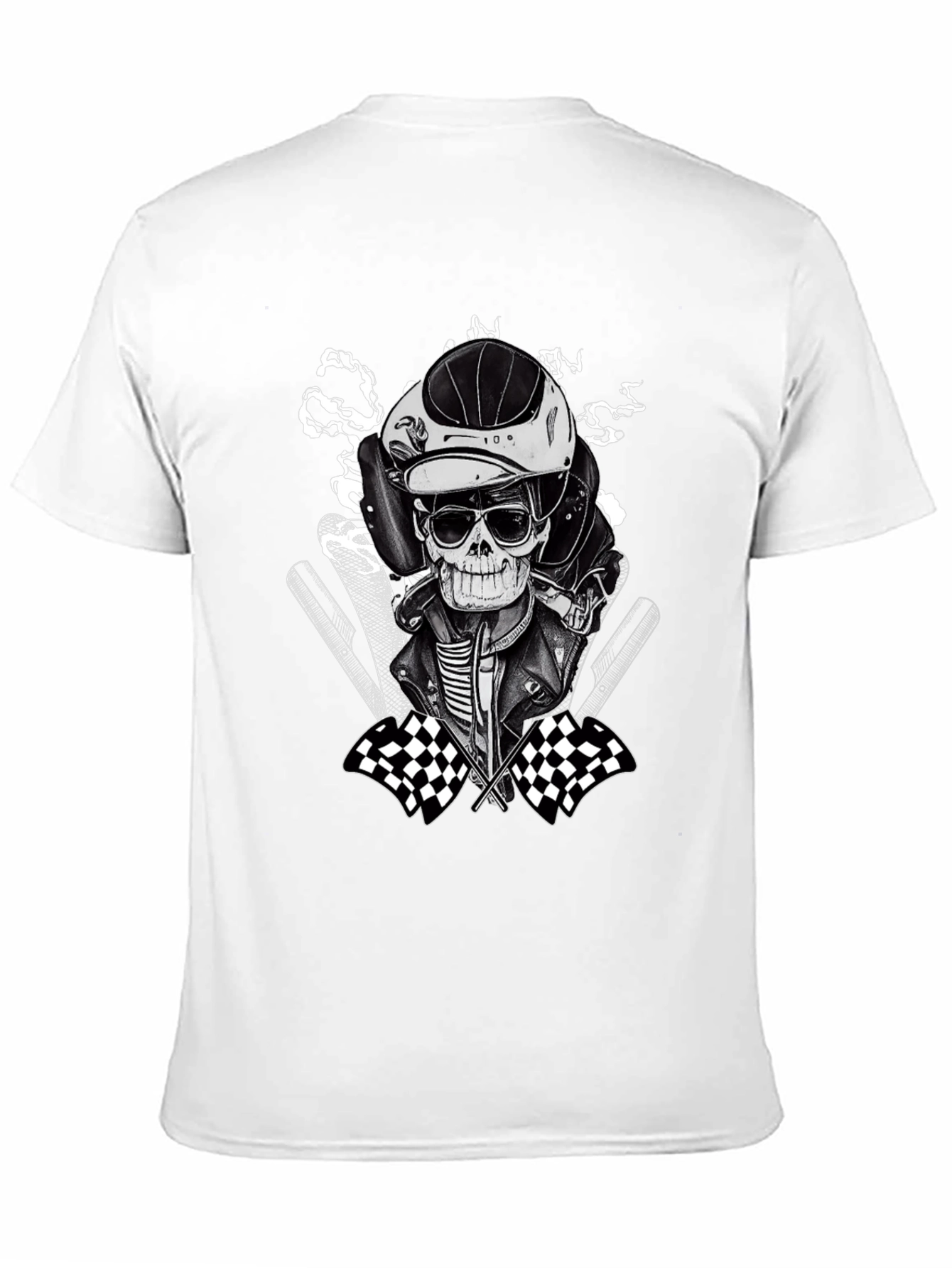 Racer Skeleton Graphic Tee