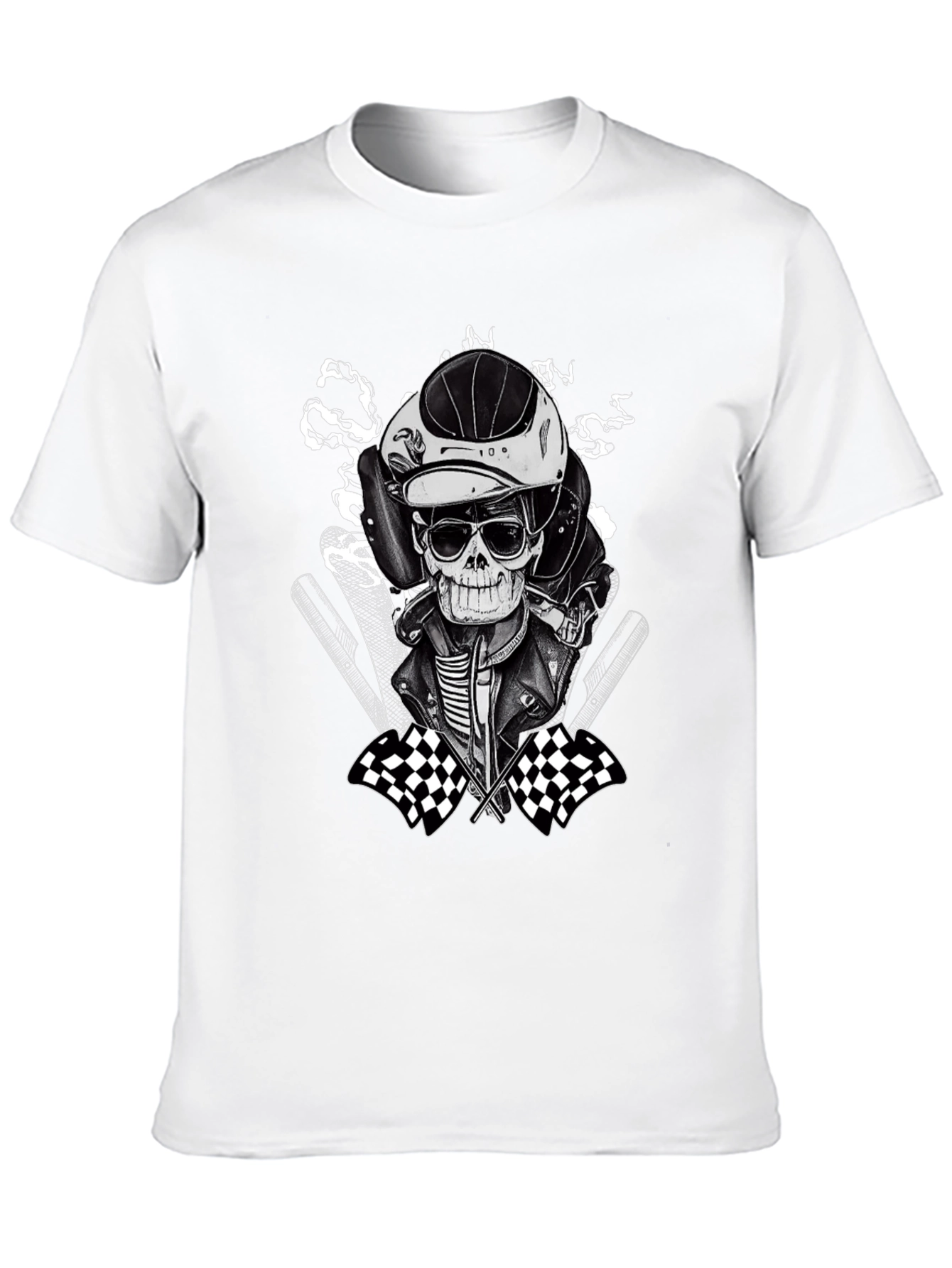 Racer Skeleton Graphic Tee