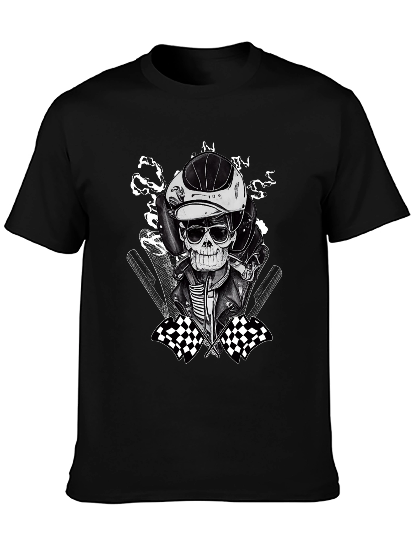 Racer Skeleton Graphic Tee