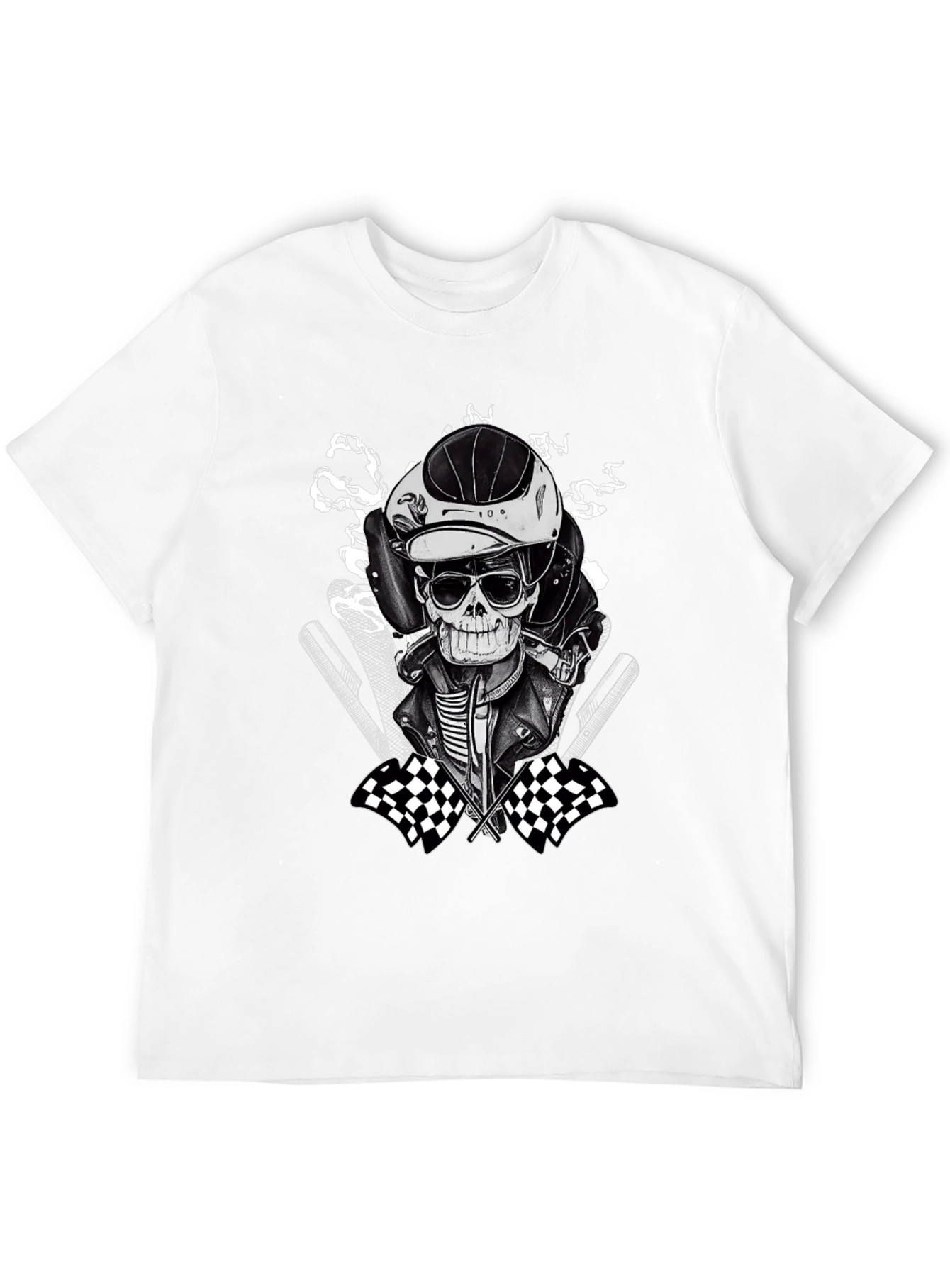 Racer Skeleton Graphic Tee