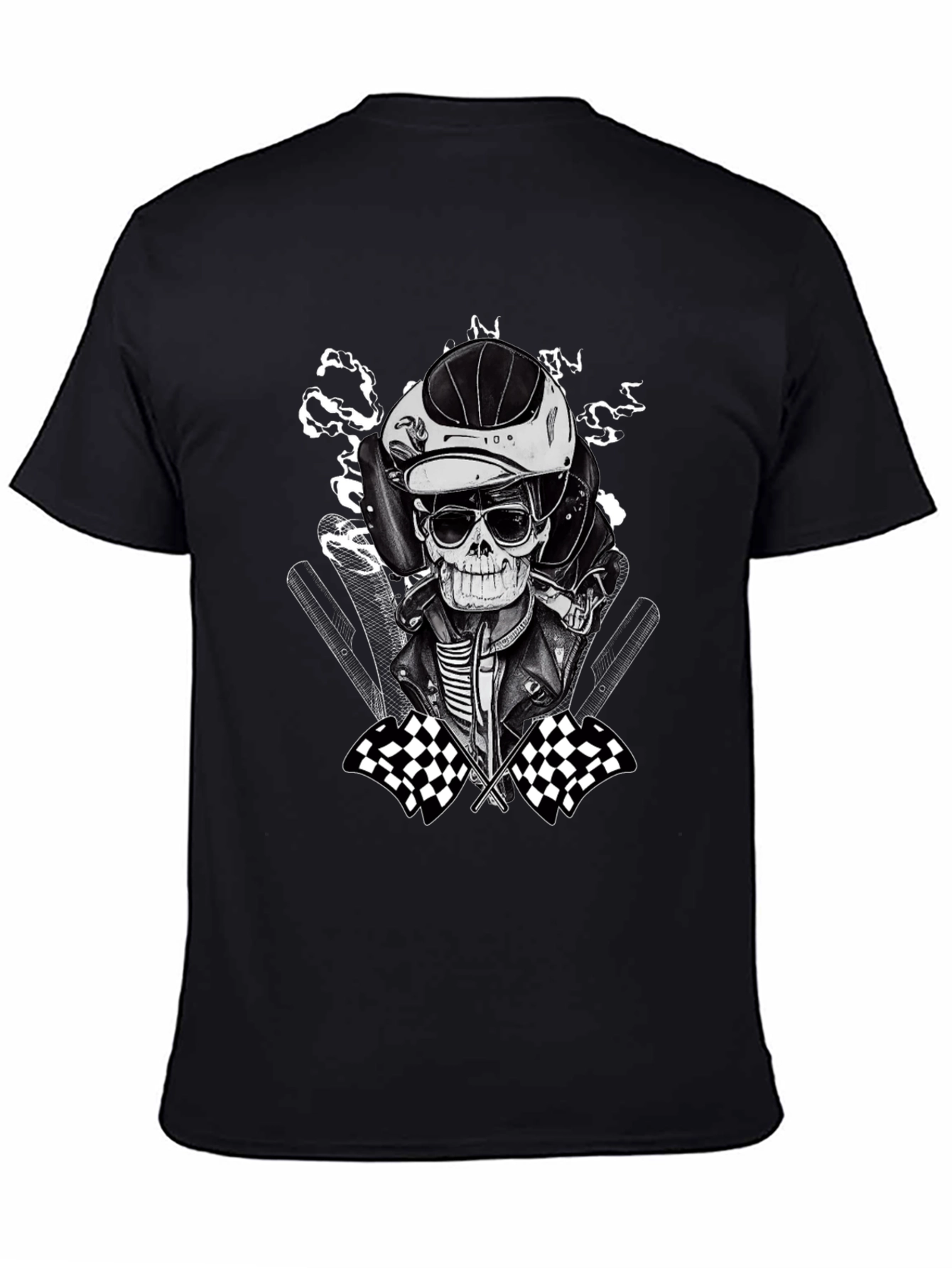 Racer Skeleton Graphic Tee