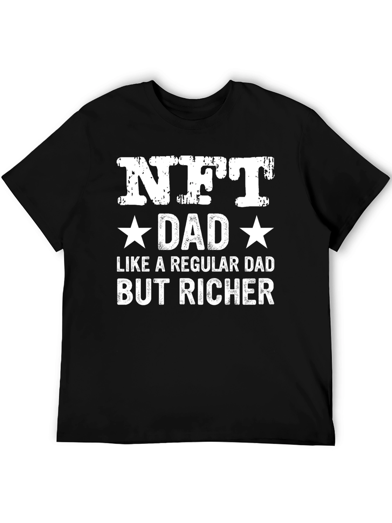 NFT Dad Graphic Tee - Crypto Rich Dad Shirt