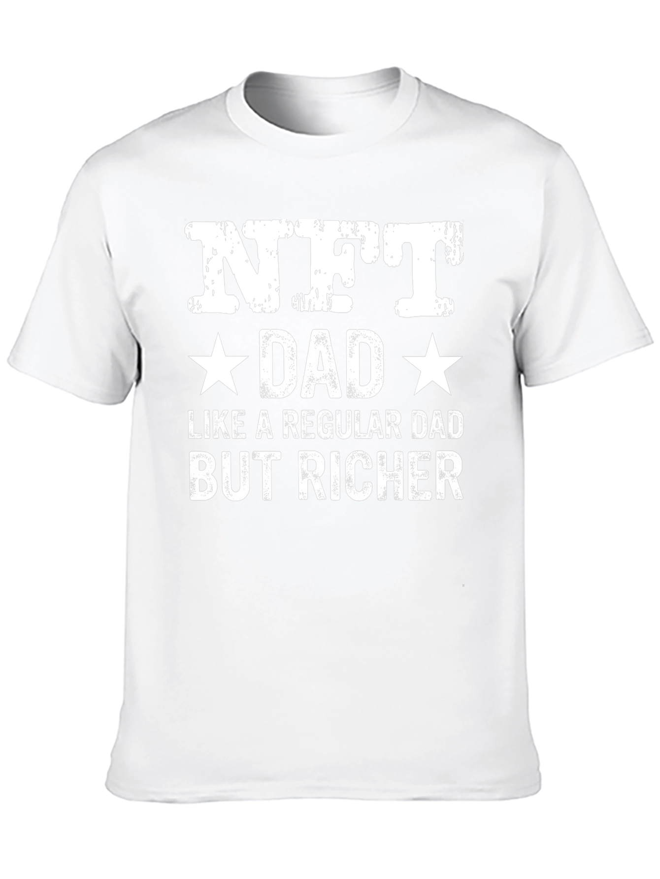 NFT Dad Graphic Tee - Crypto Rich Dad Shirt