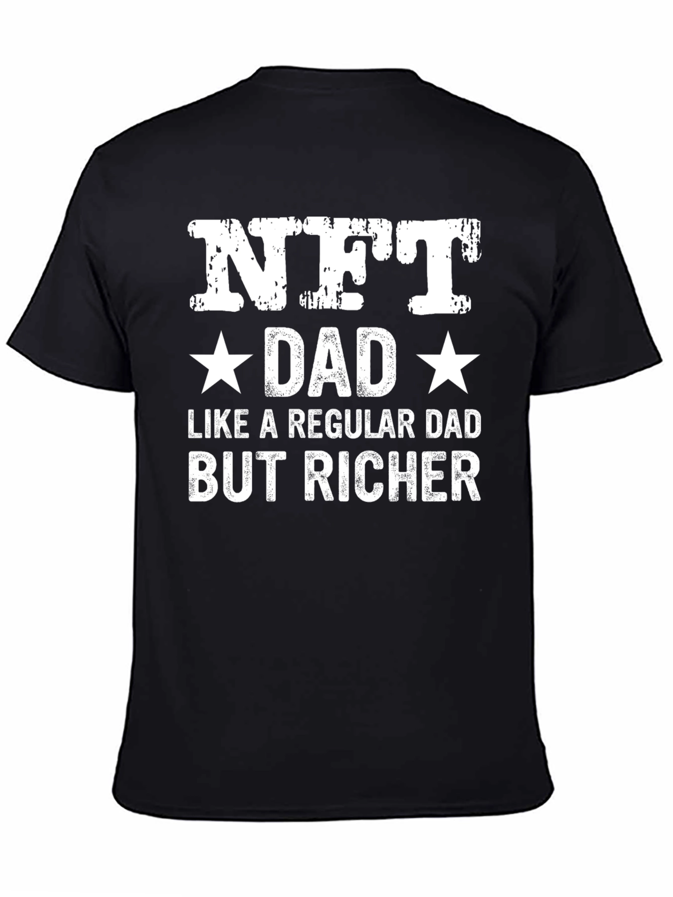 NFT Dad Graphic Tee - Crypto Rich Dad Shirt