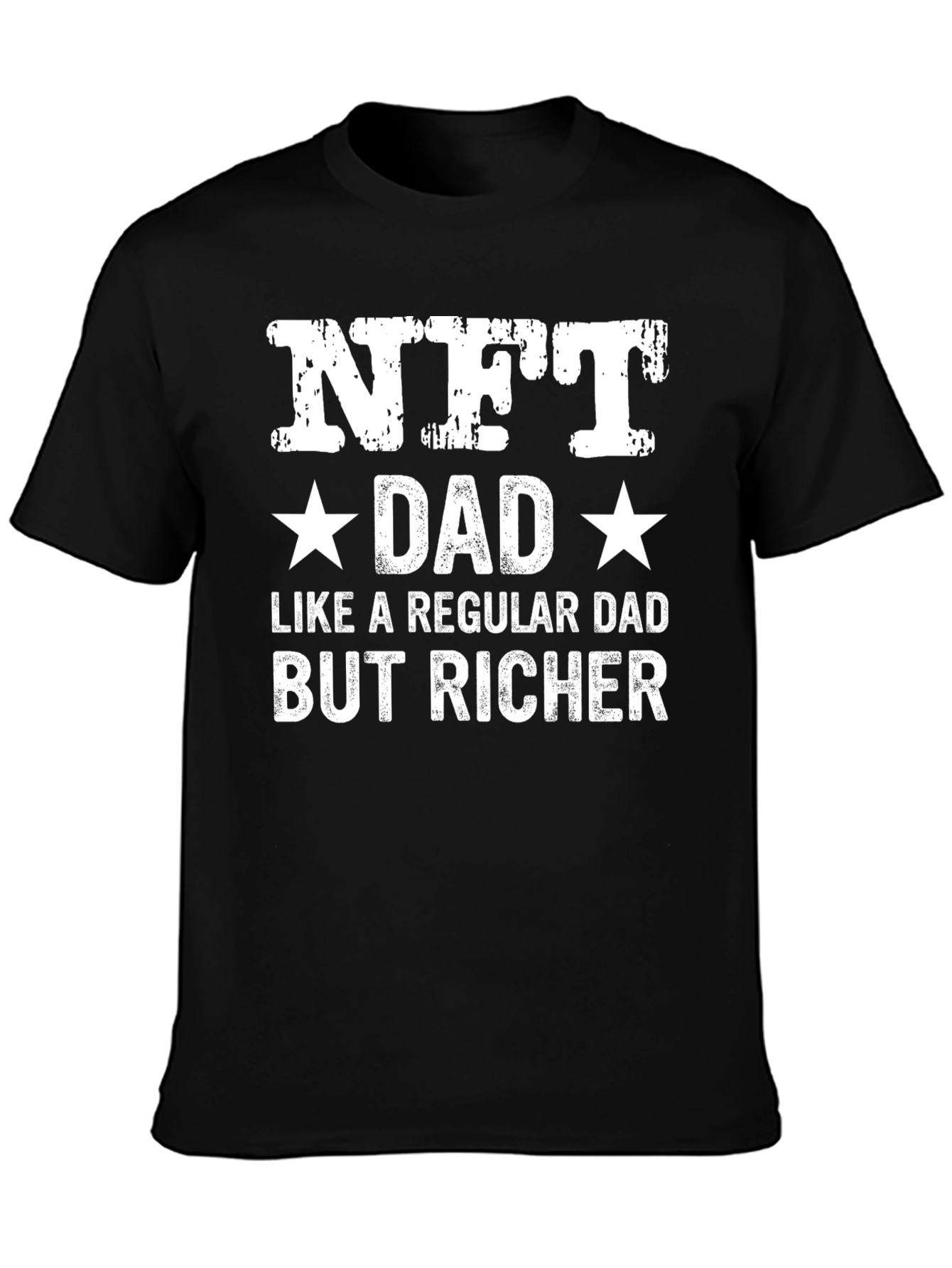 NFT Dad Graphic Tee - Crypto Rich Dad Shirt