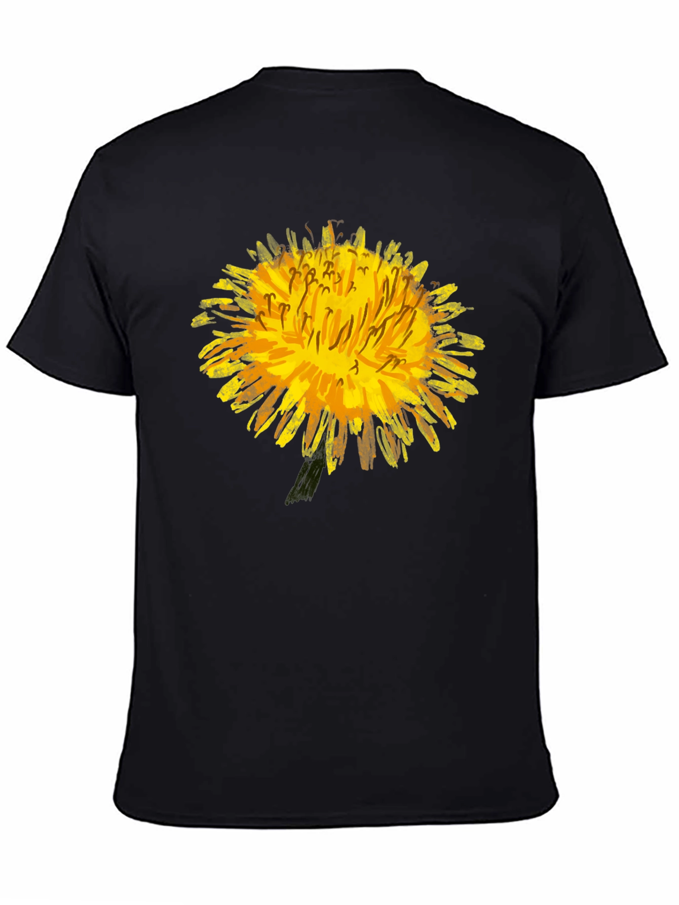 Dandelion Graphic T-Shirt - Bold Floral Tee