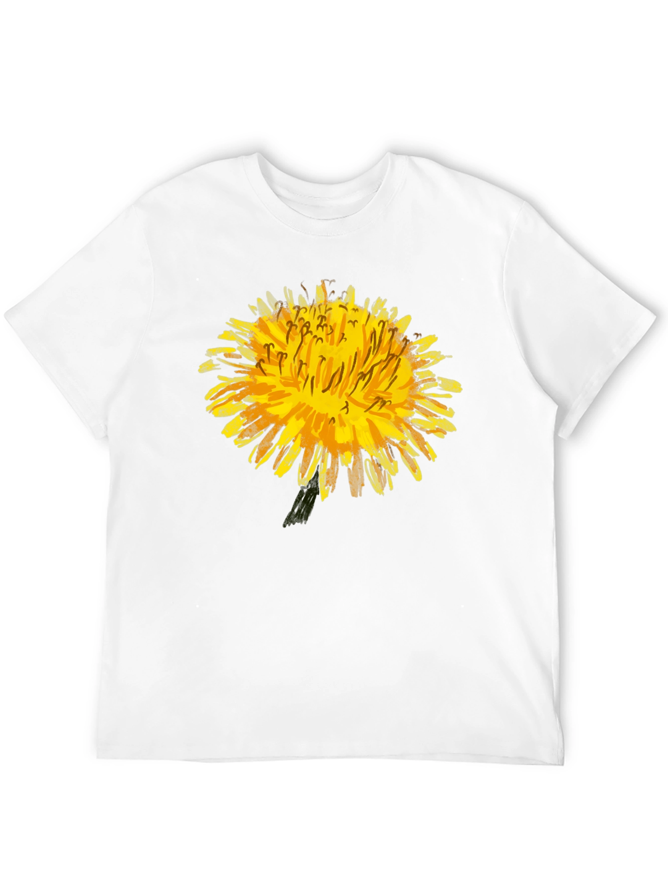 Dandelion Graphic T-Shirt - Bold Floral Tee